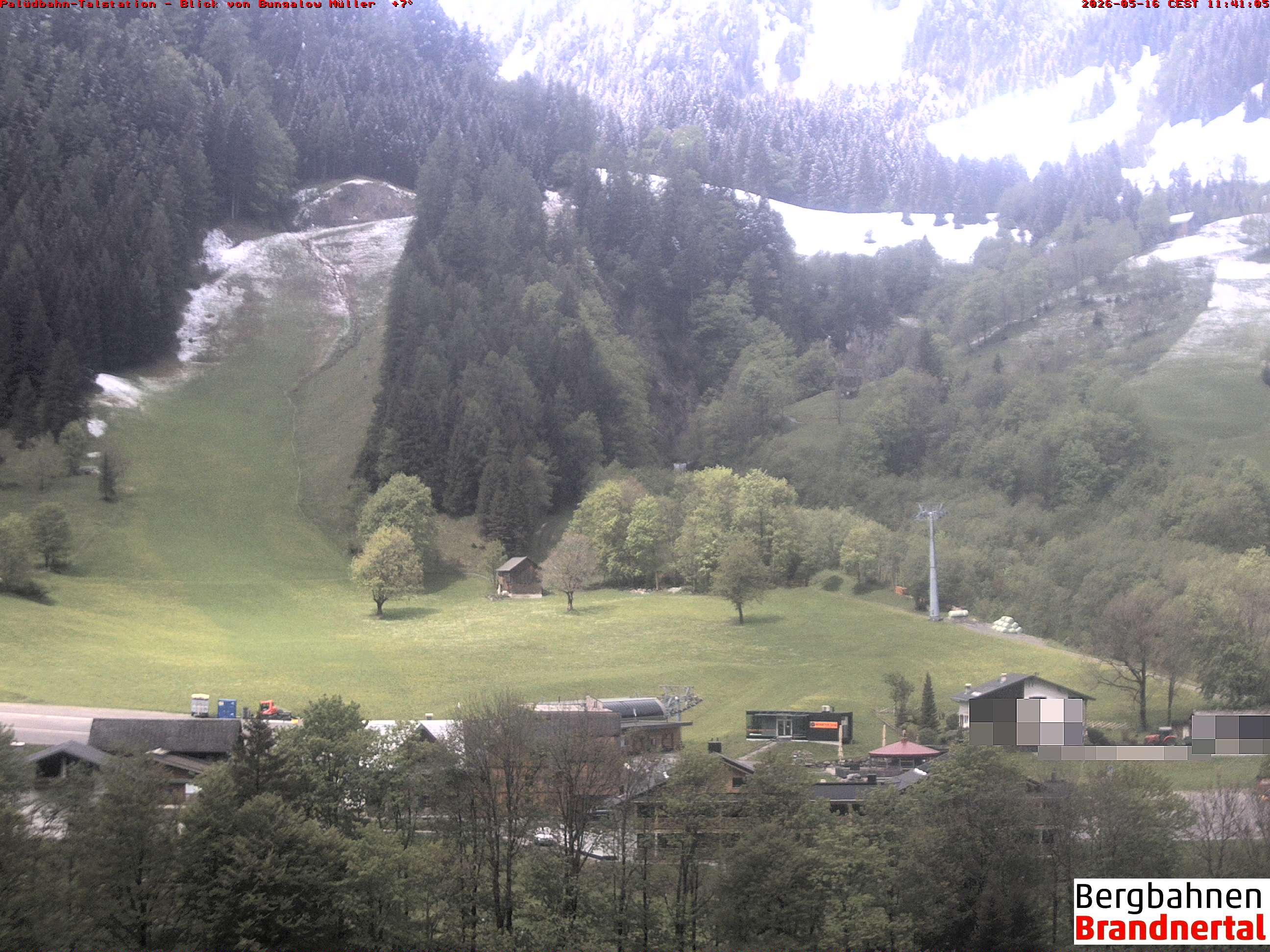 Blick auf Palüdbahn von Bungalow Müller