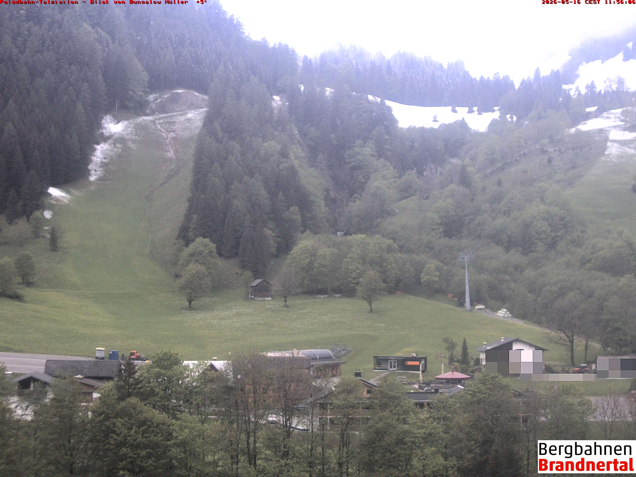Blick auf Palüdbahn von Bungalow Müller