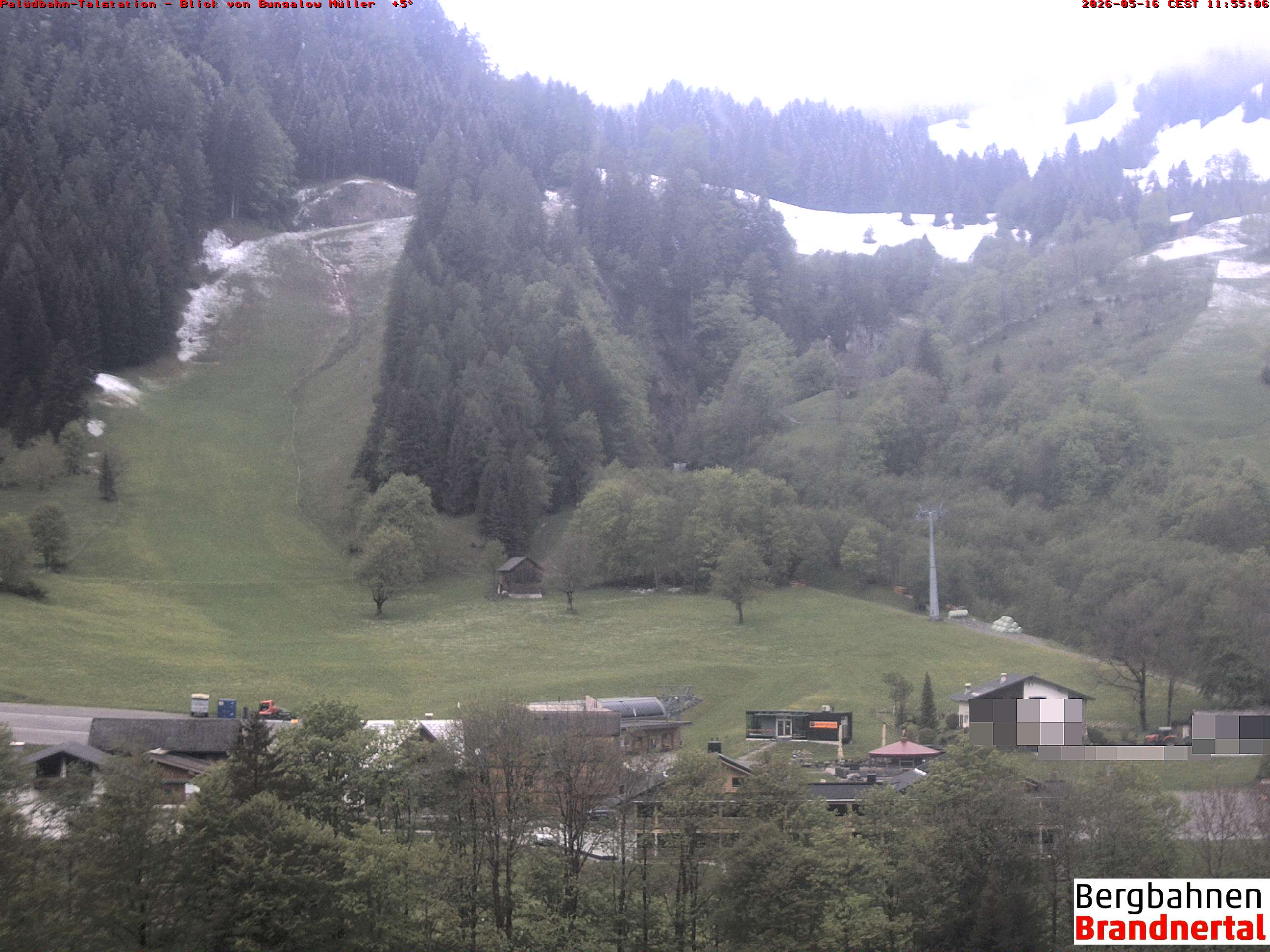 Blick auf Palüdbahn von Bungalow Müller