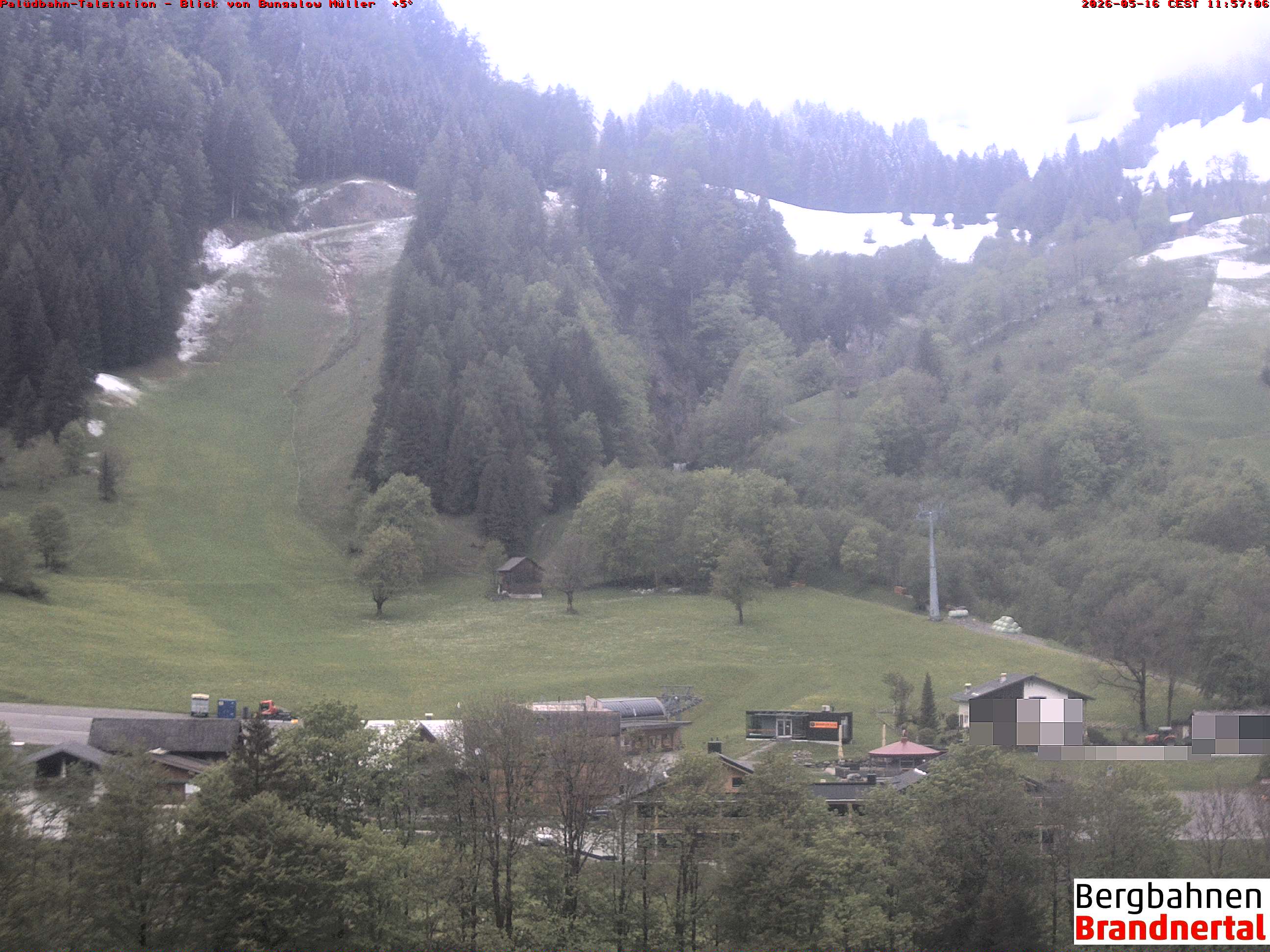 Blick auf Palüdbahn von Bungalow Müller