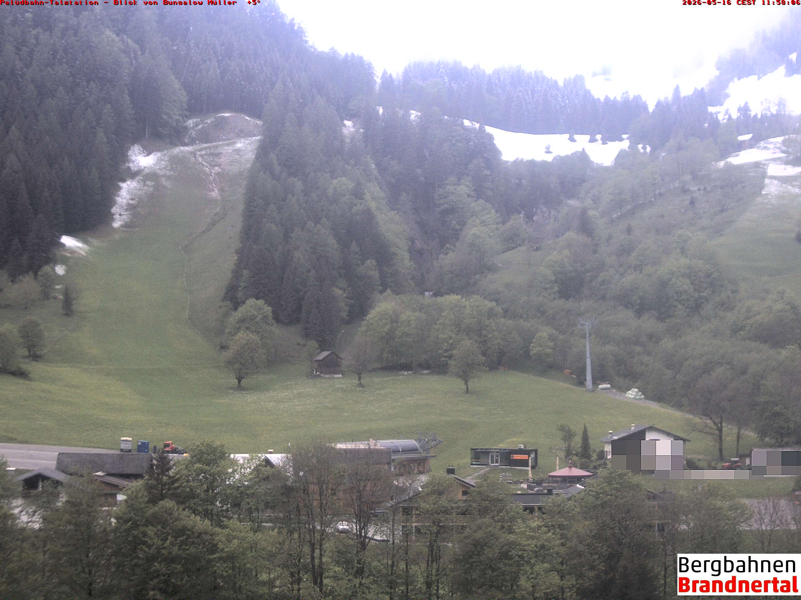 Blick auf Palüdbahn von Bungalow Müller