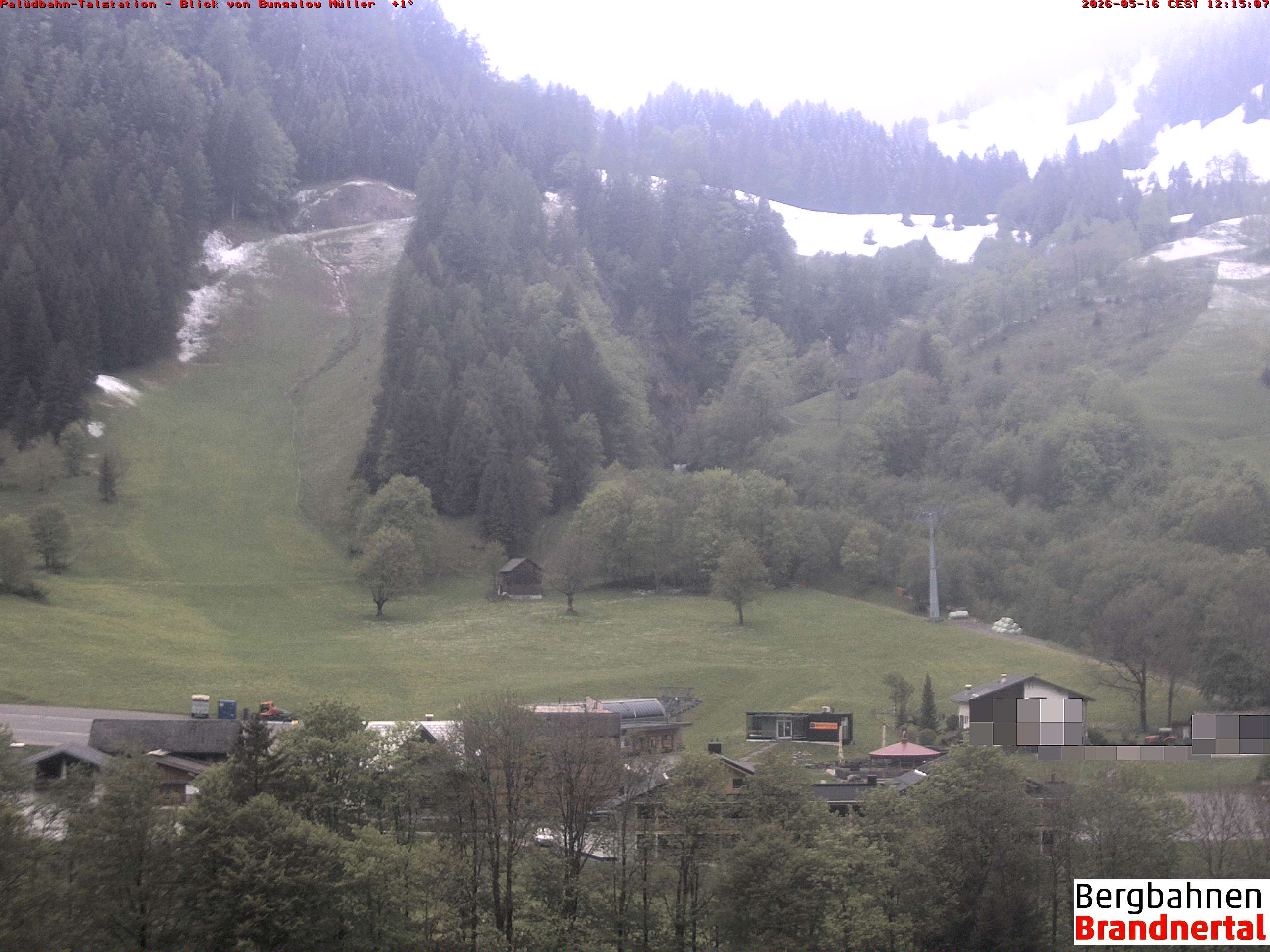 Blick auf Palüdbahn von Bungalow Müller