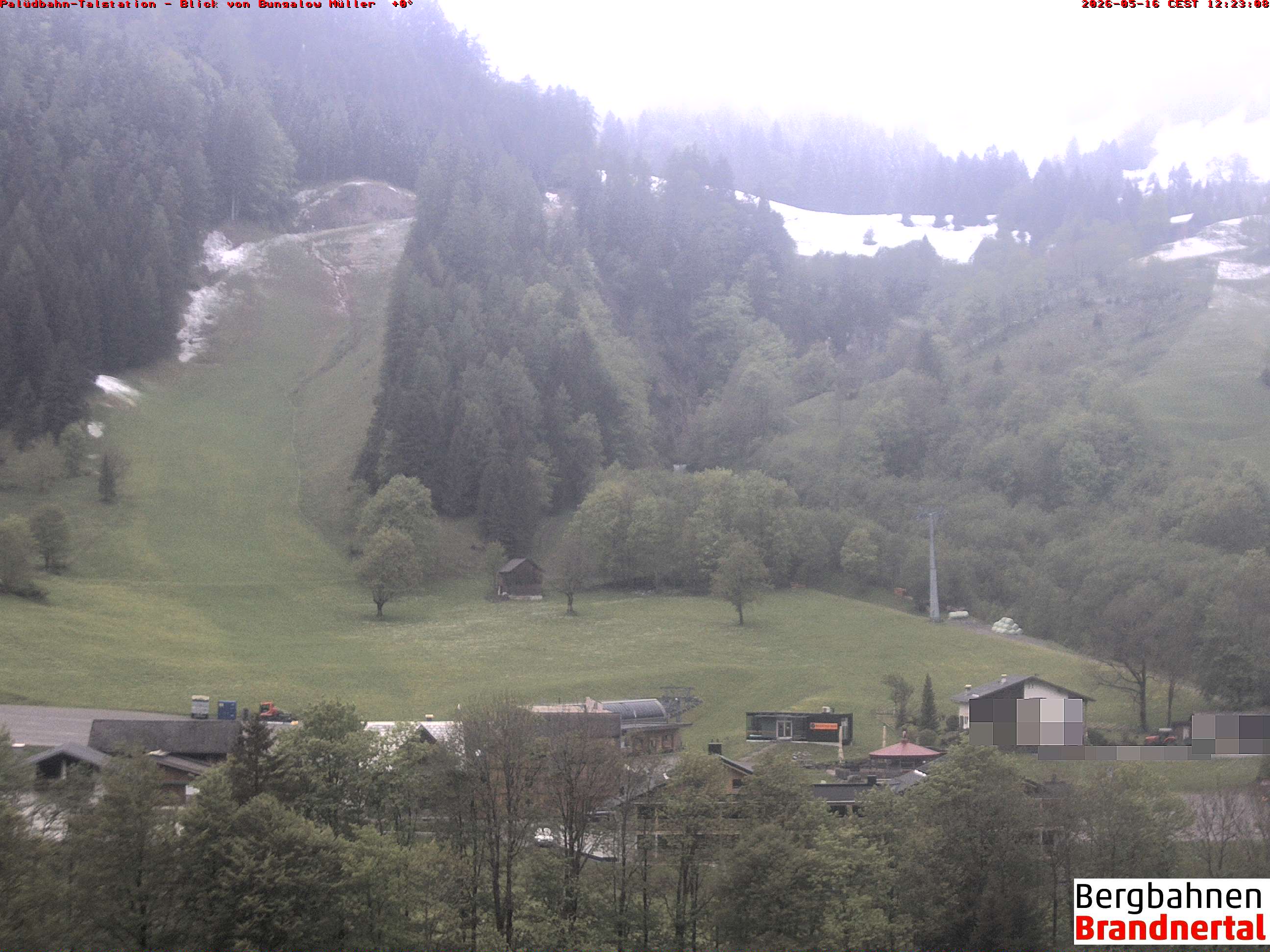 Blick auf Palüdbahn von Bungalow Müller