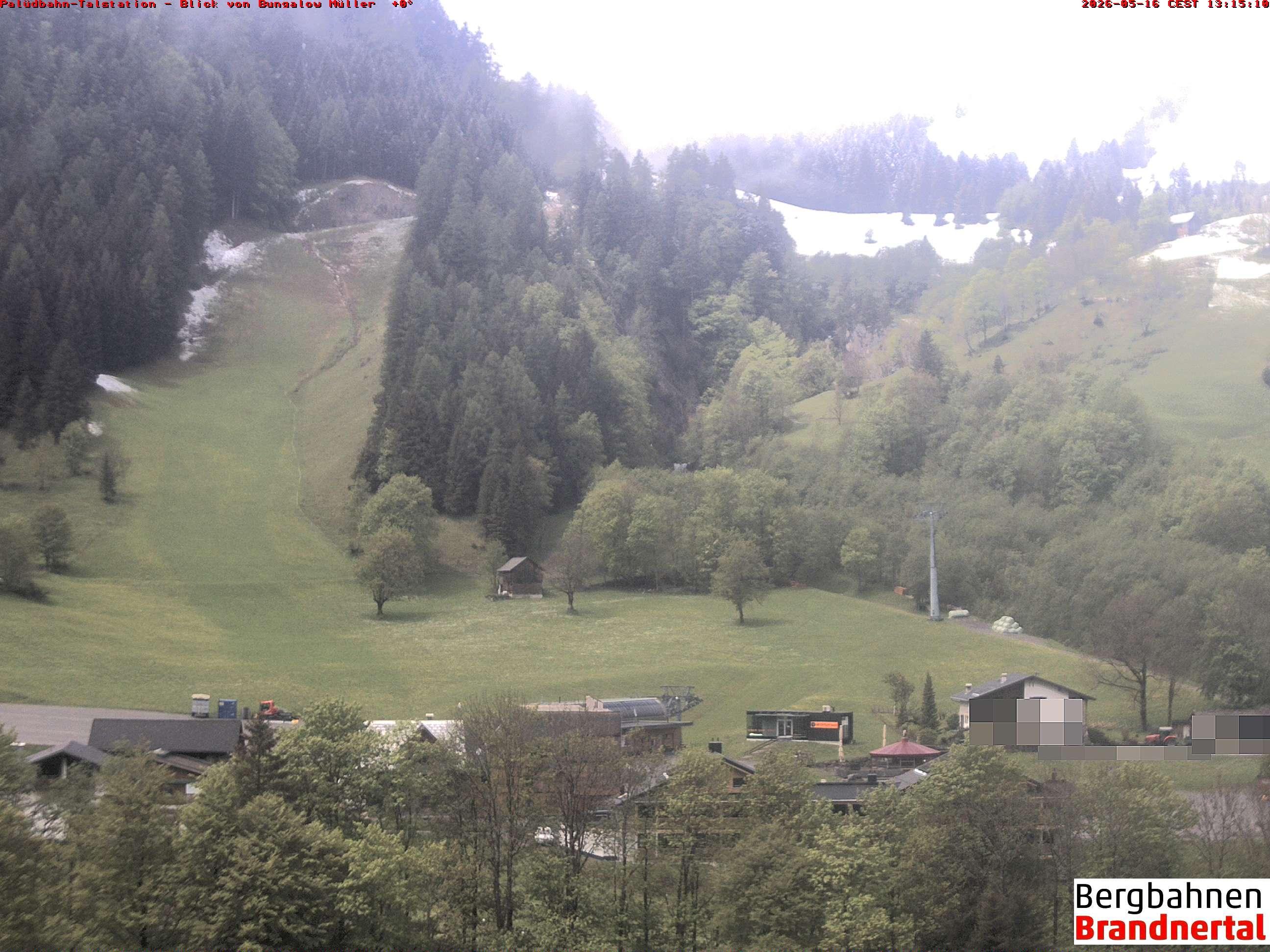 Blick auf Palüdbahn von Bungalow Müller