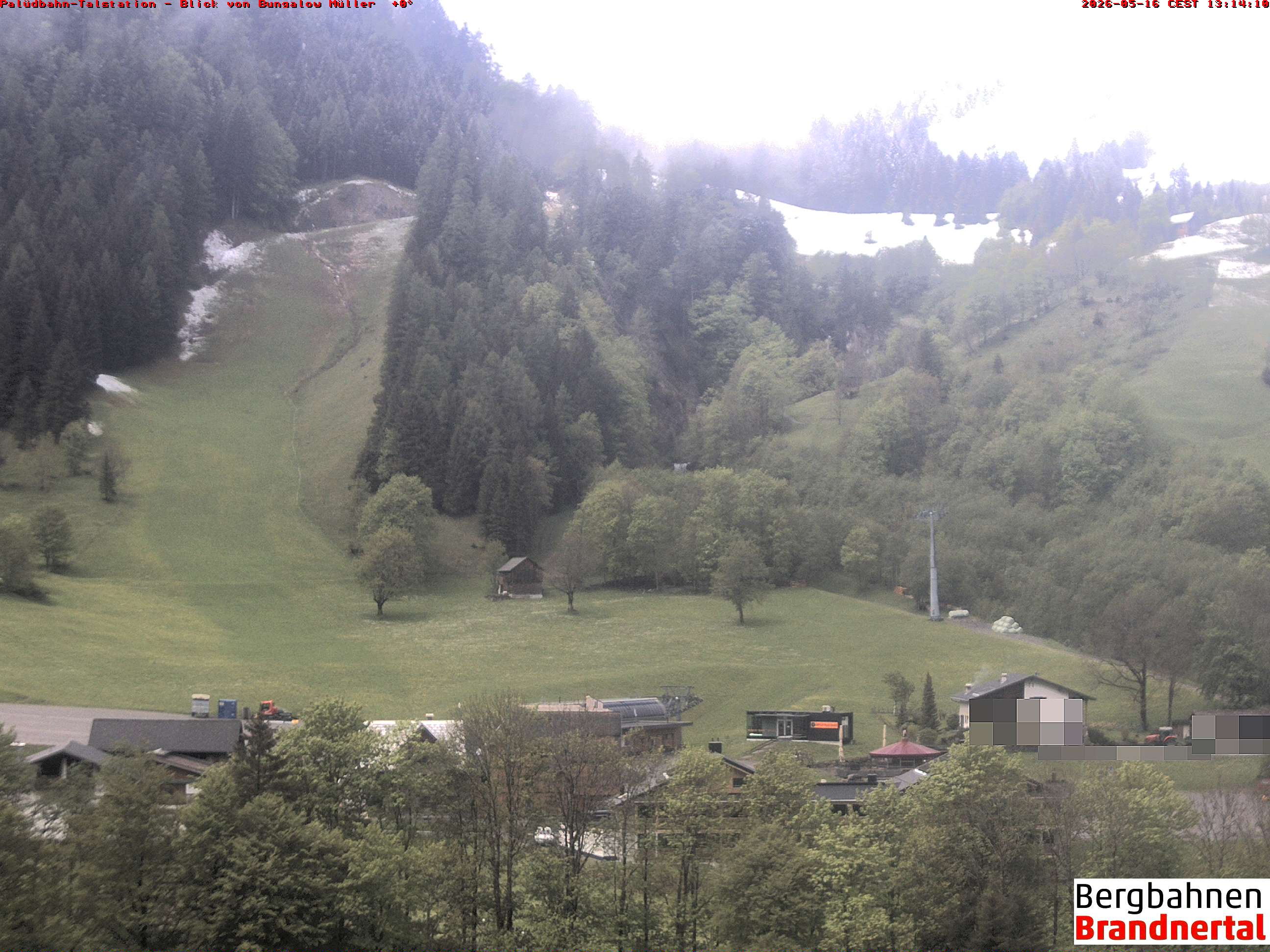 Blick auf Palüdbahn von Bungalow Müller