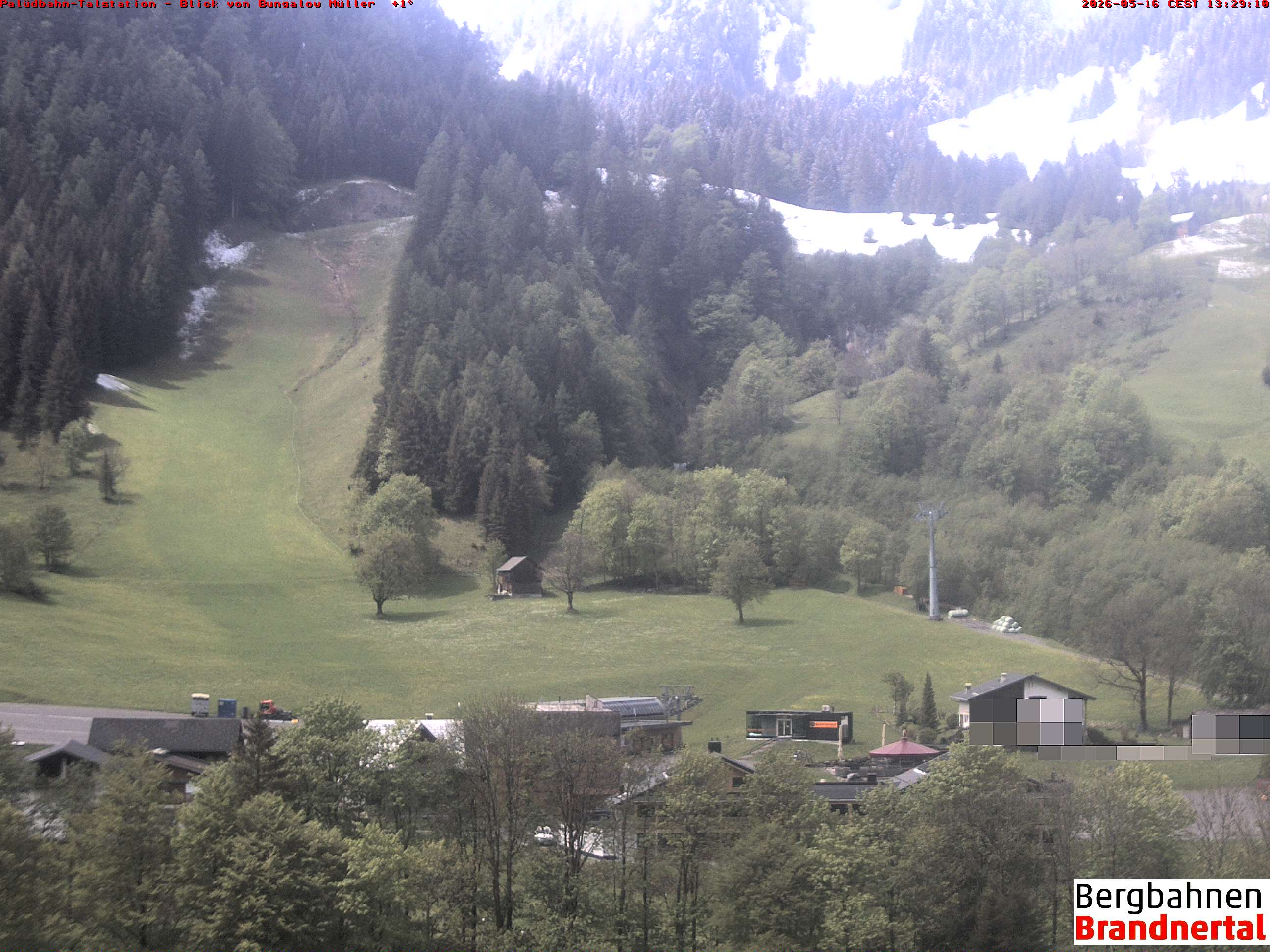 Blick auf Palüdbahn von Bungalow Müller