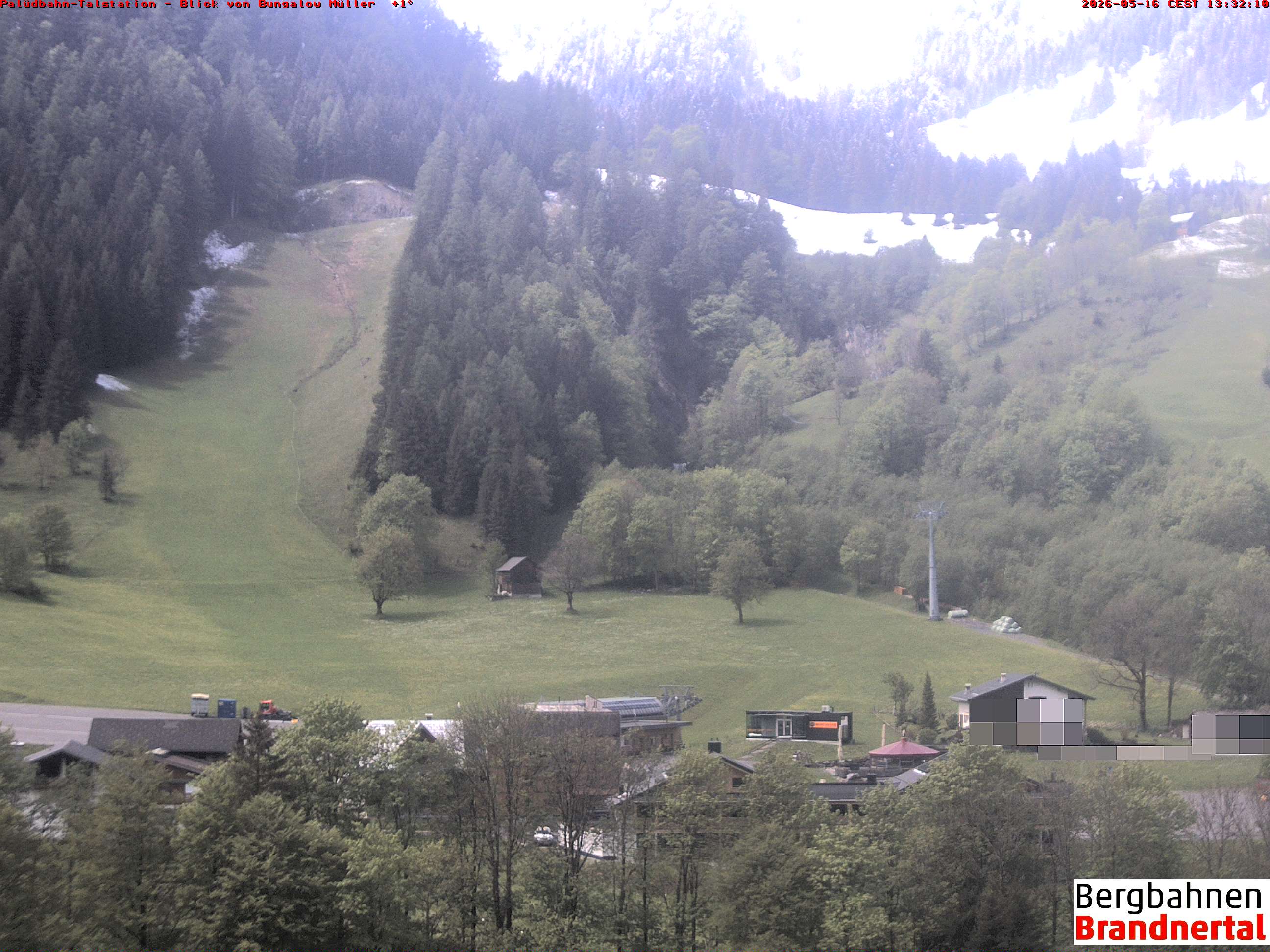 Blick auf Palüdbahn von Bungalow Müller