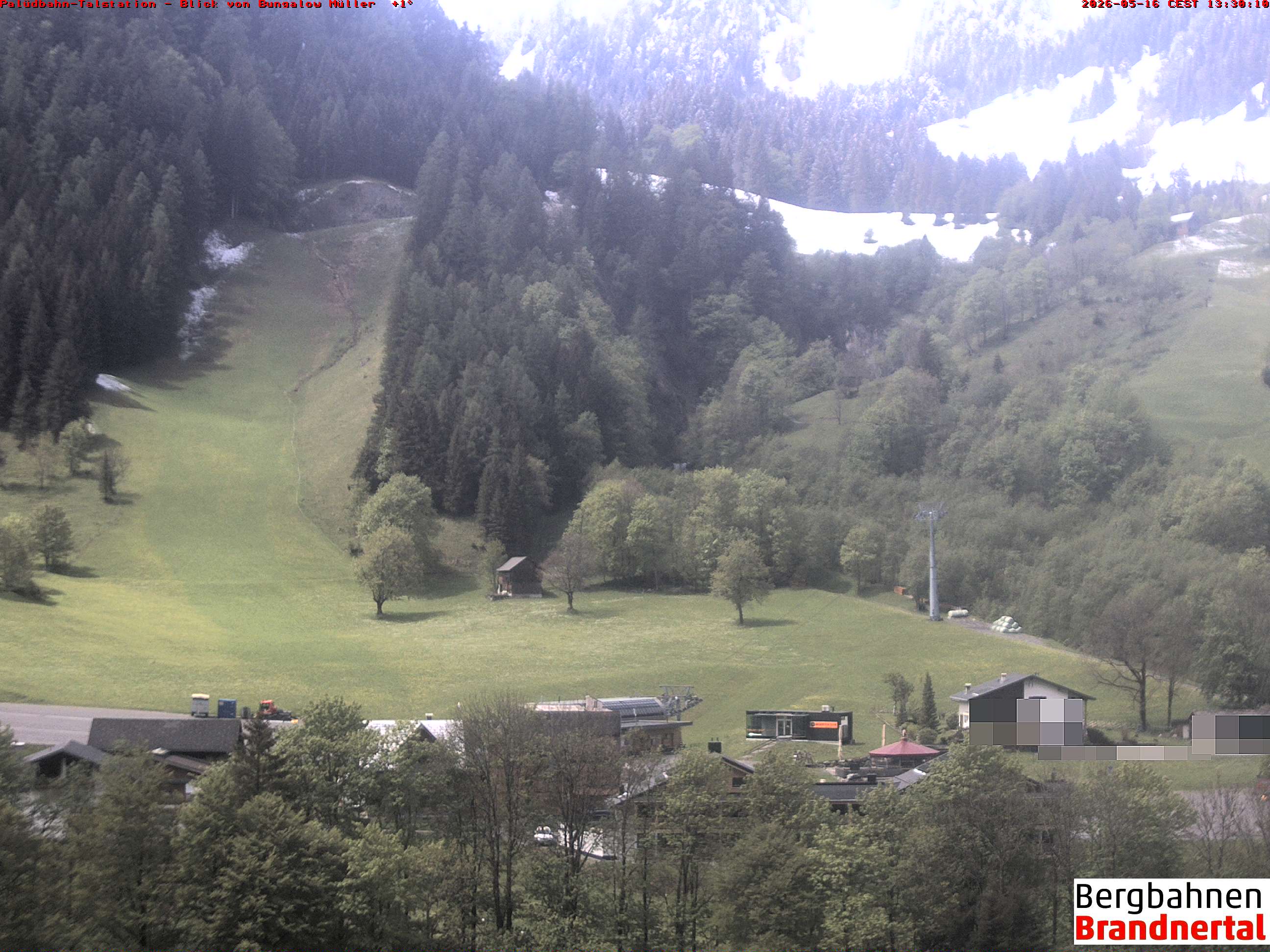 Blick auf Palüdbahn von Bungalow Müller