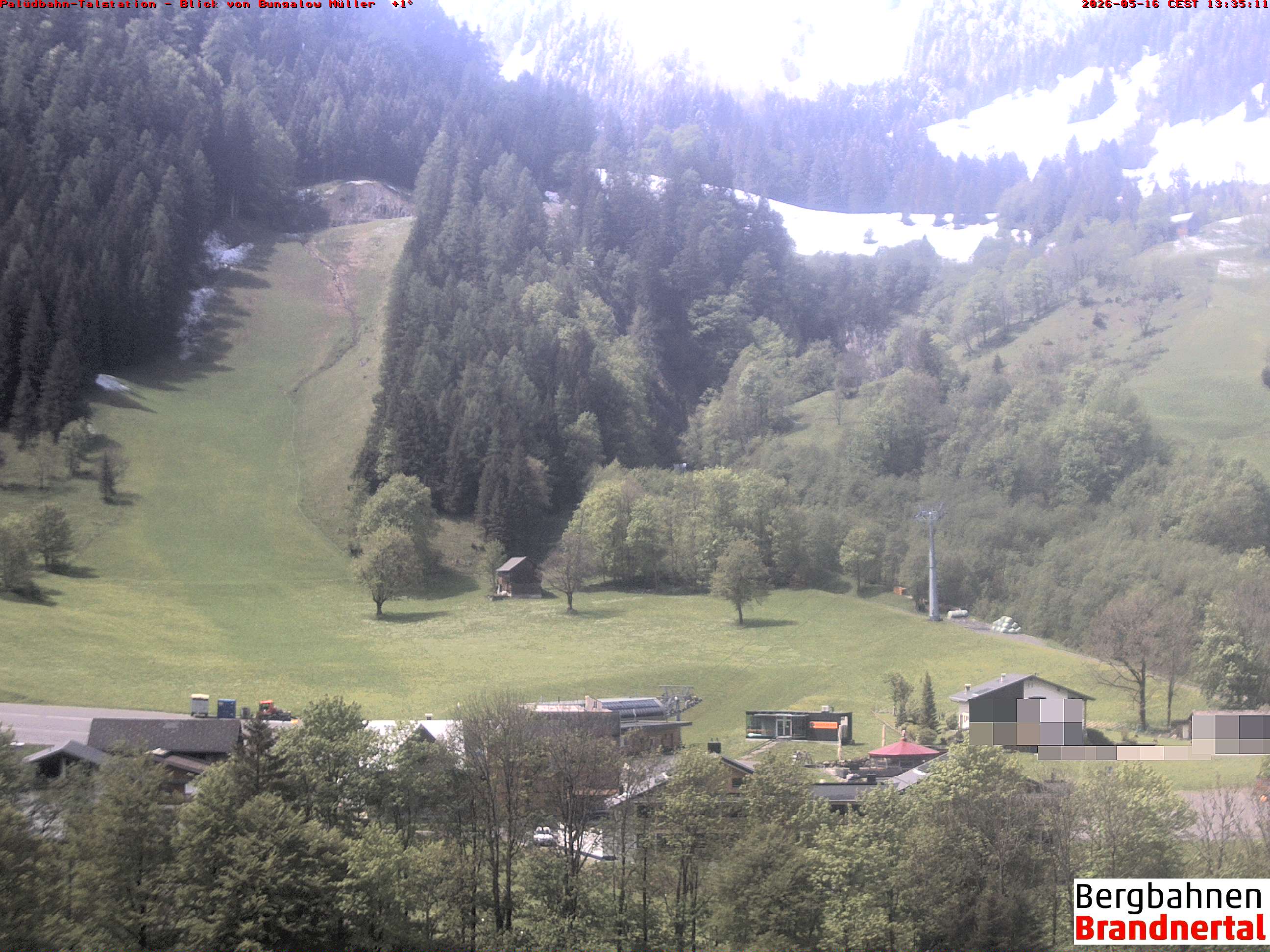 Blick auf Palüdbahn von Bungalow Müller