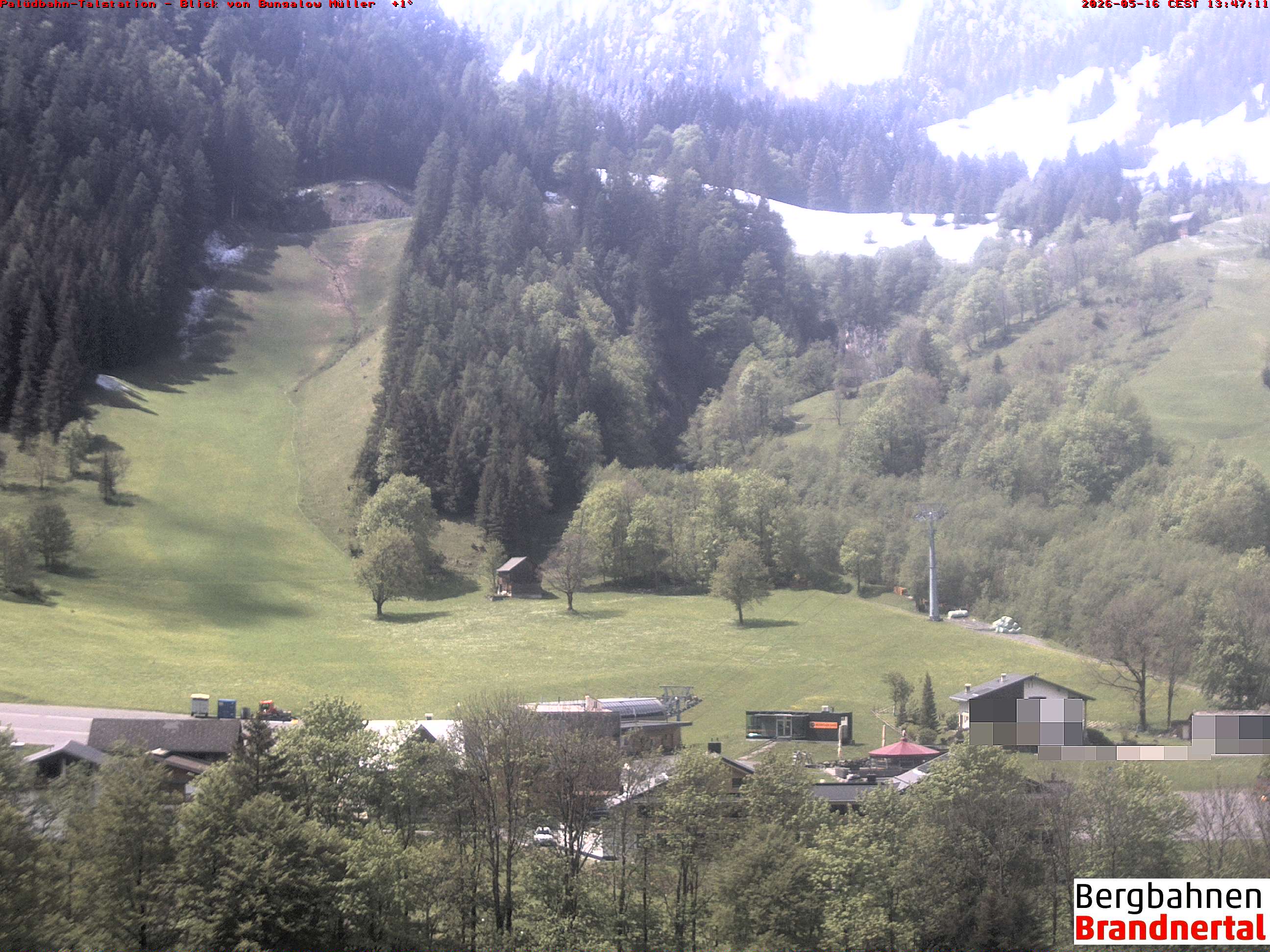 Blick auf Palüdbahn von Bungalow Müller