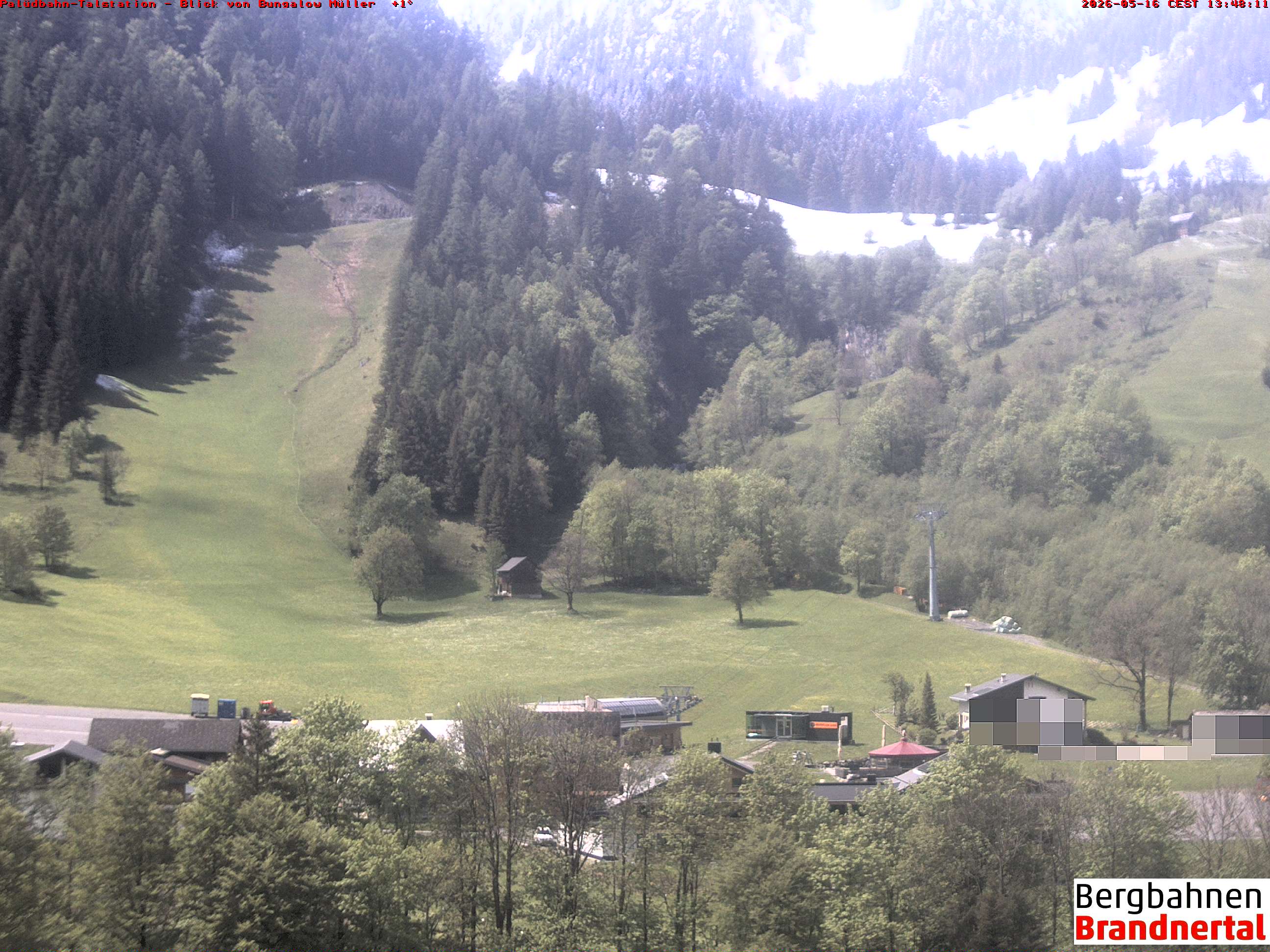 Blick auf Palüdbahn von Bungalow Müller