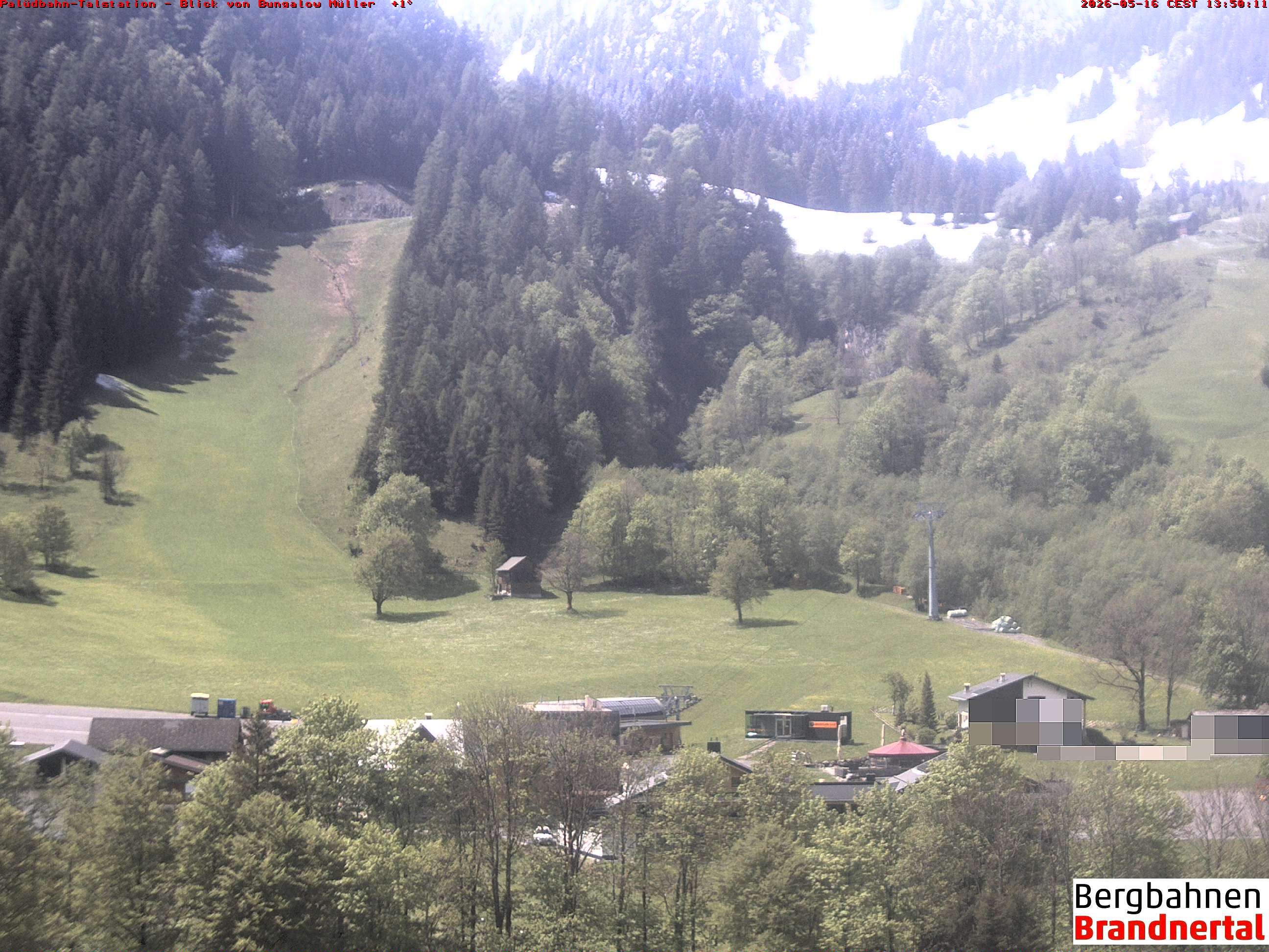 Blick auf Palüdbahn von Bungalow Müller