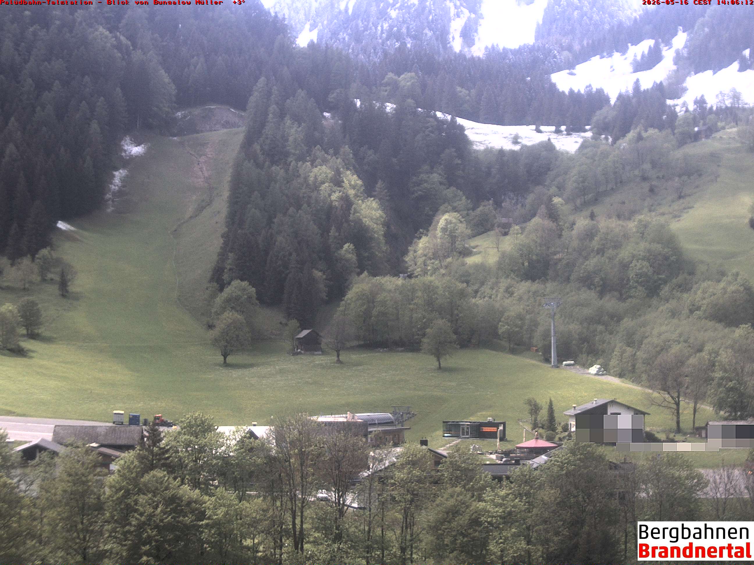 Blick auf Palüdbahn von Bungalow Müller