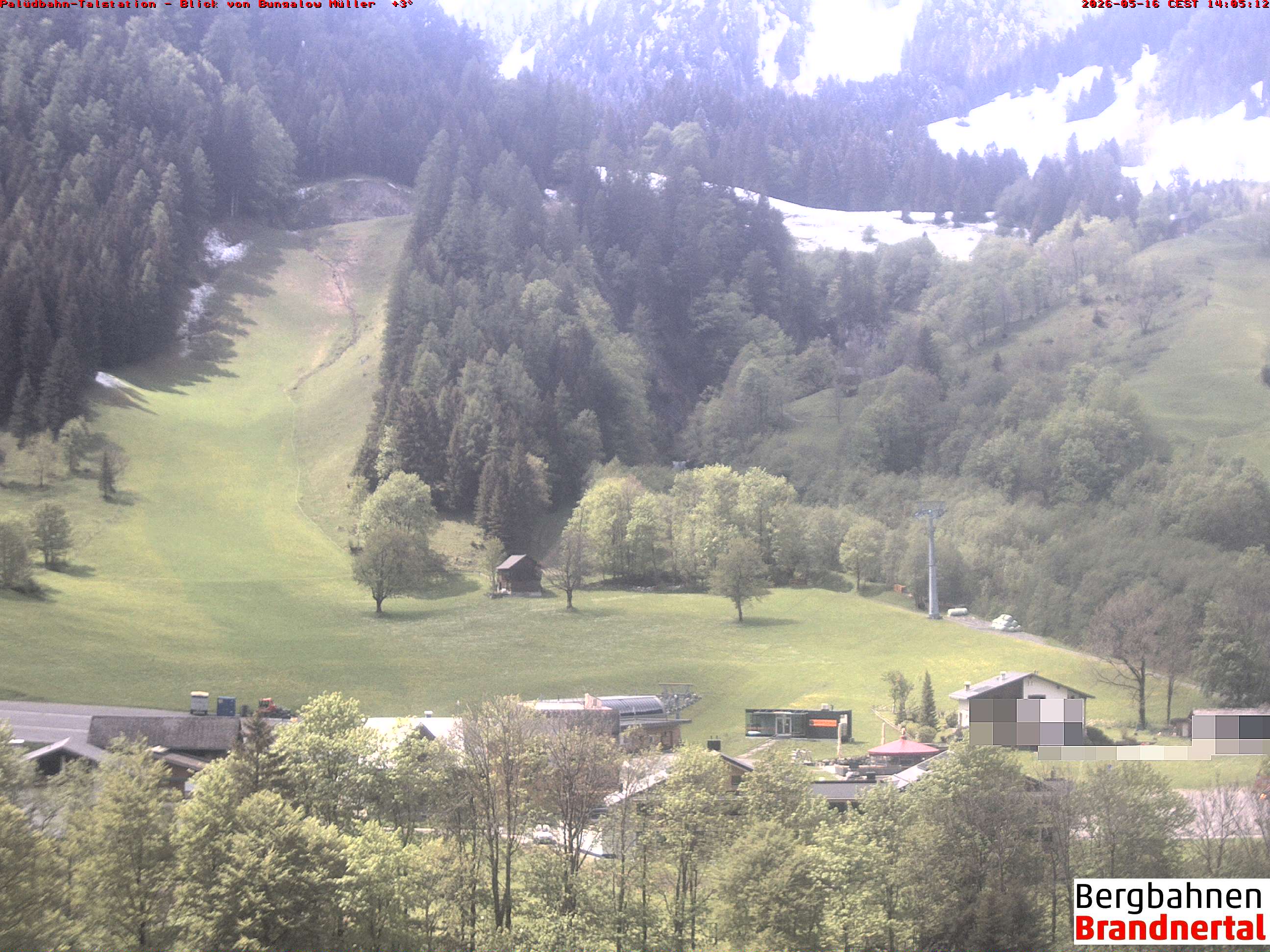 Blick auf Palüdbahn von Bungalow Müller