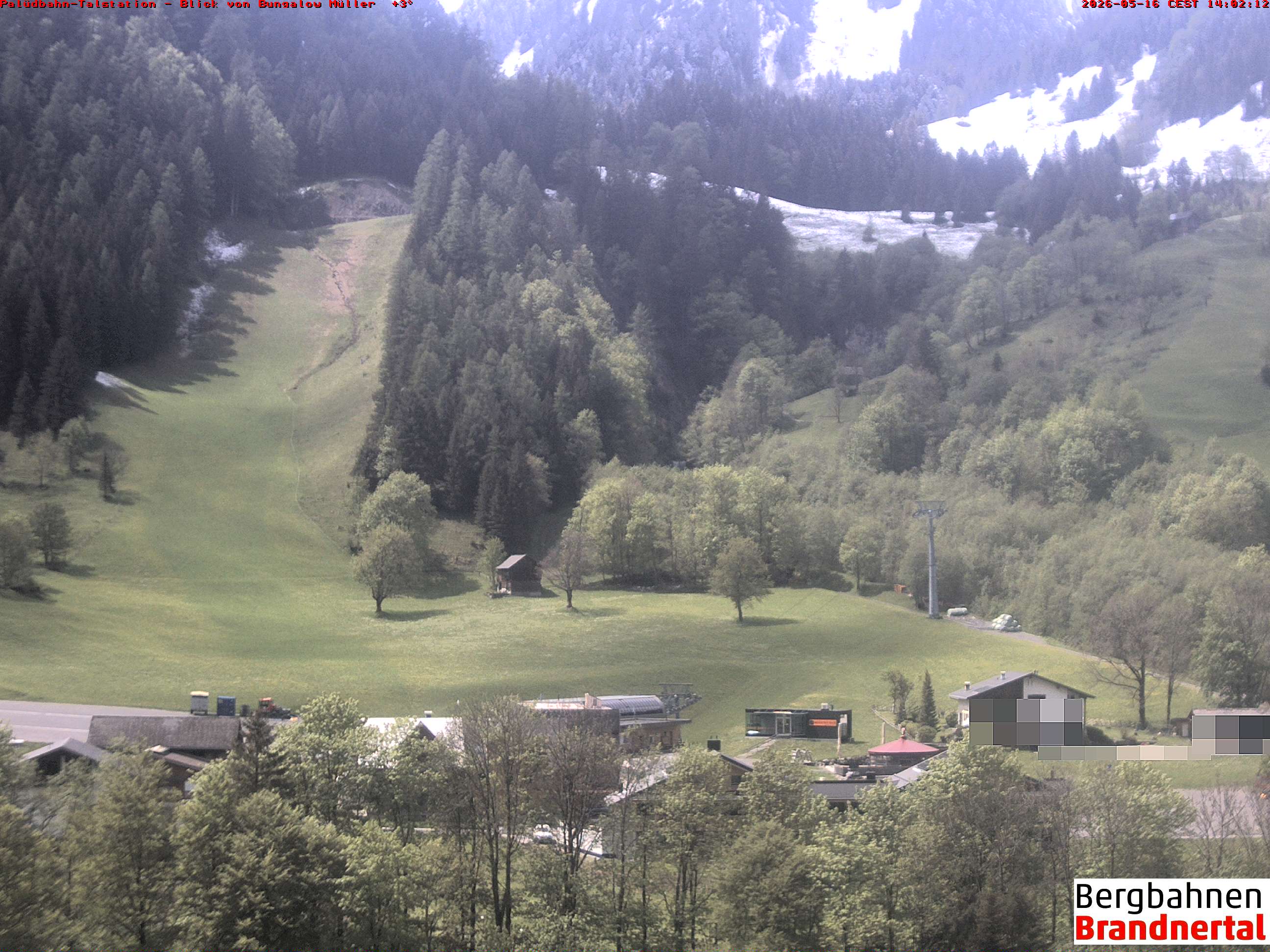 Blick auf Palüdbahn von Bungalow Müller