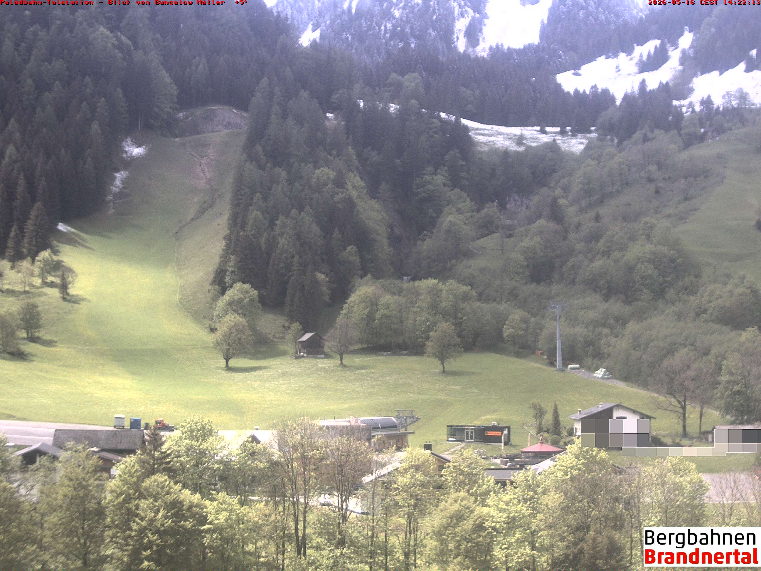 Blick auf Palüdbahn von Bungalow Müller