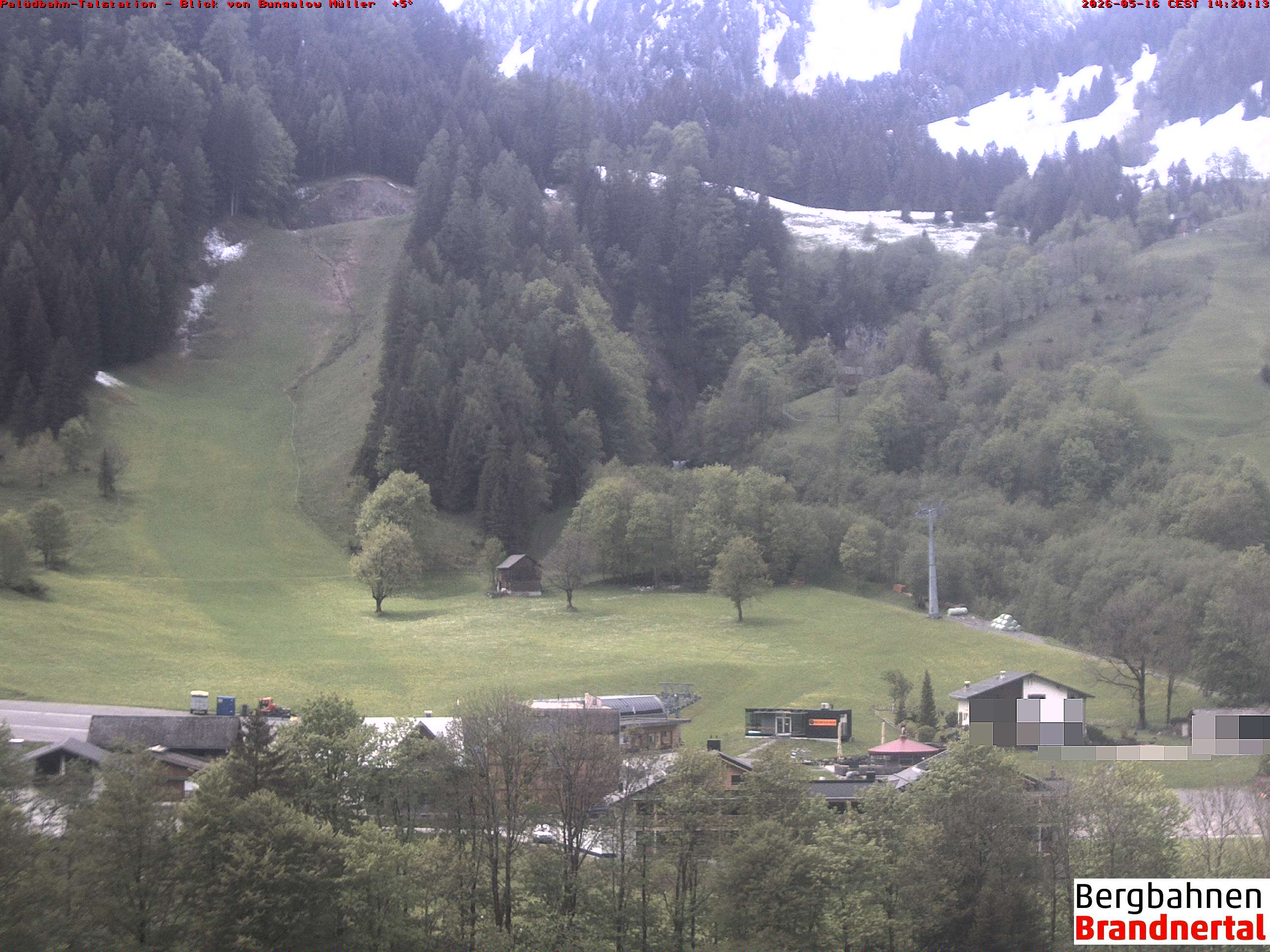 Blick auf Palüdbahn von Bungalow Müller