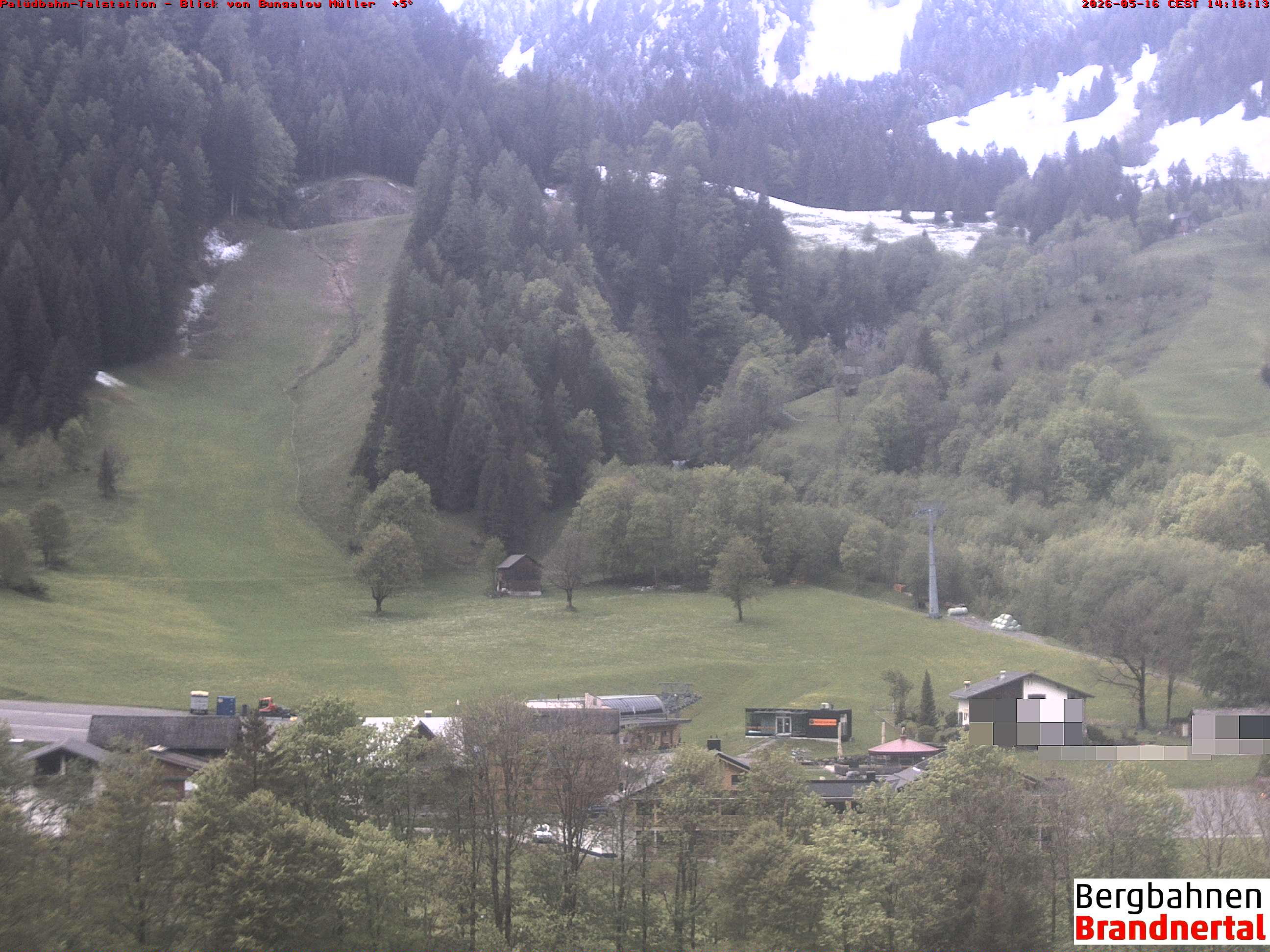 Blick auf Palüdbahn von Bungalow Müller