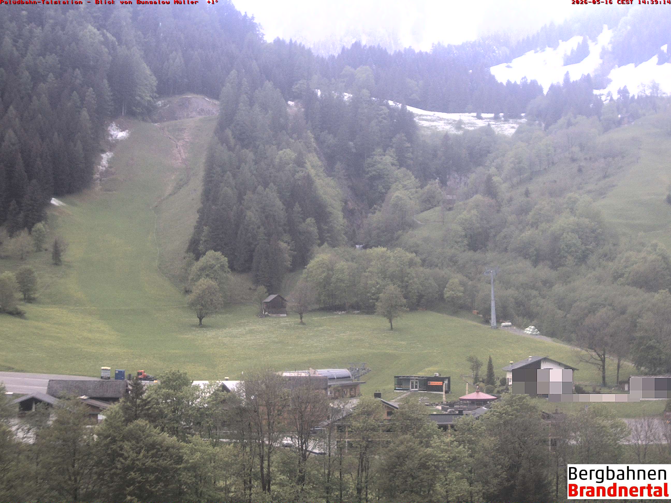 Blick auf Palüdbahn von Bungalow Müller