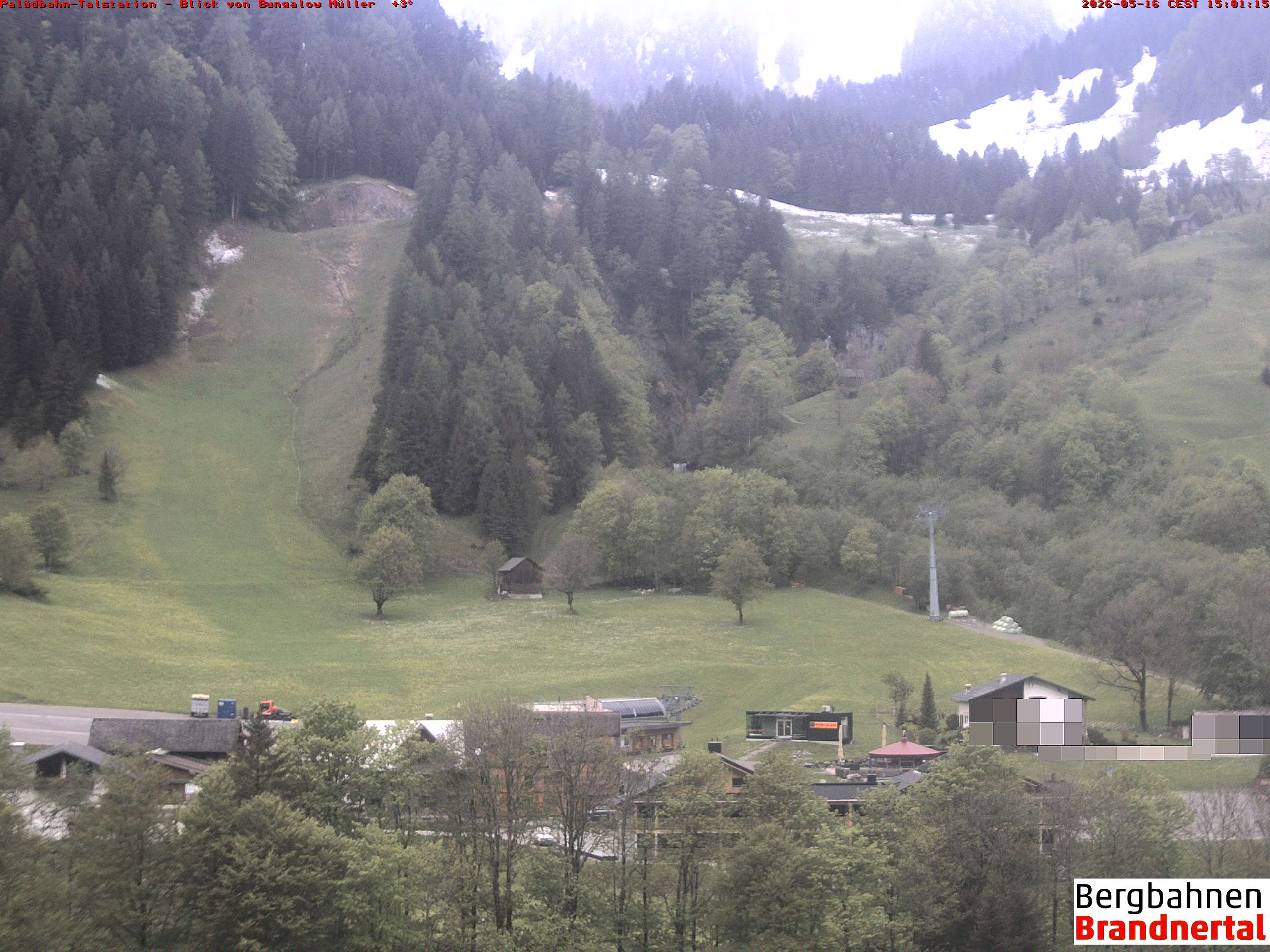 Blick auf Palüdbahn von Bungalow Müller