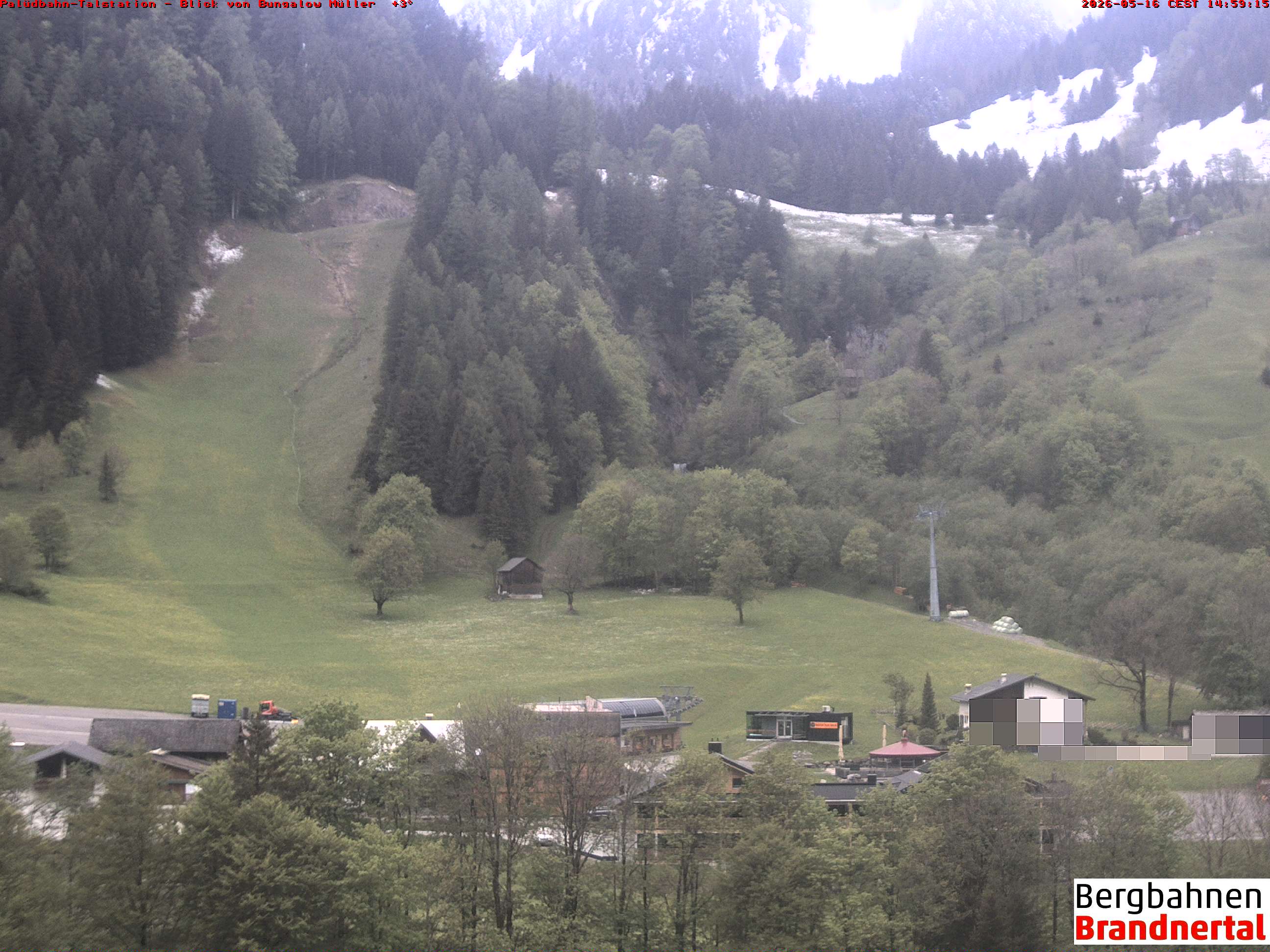 Blick auf Palüdbahn von Bungalow Müller