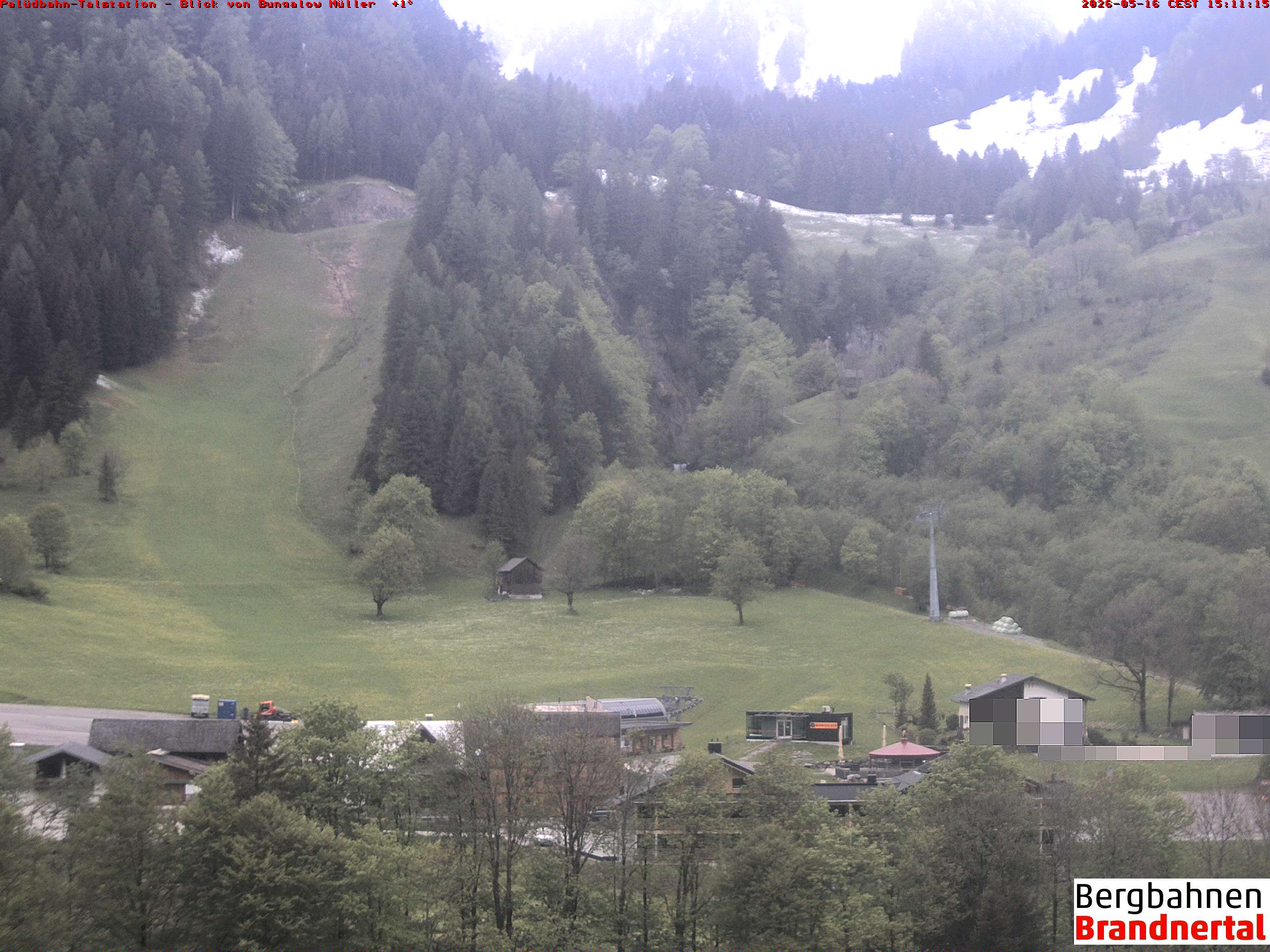 Blick auf Palüdbahn von Bungalow Müller