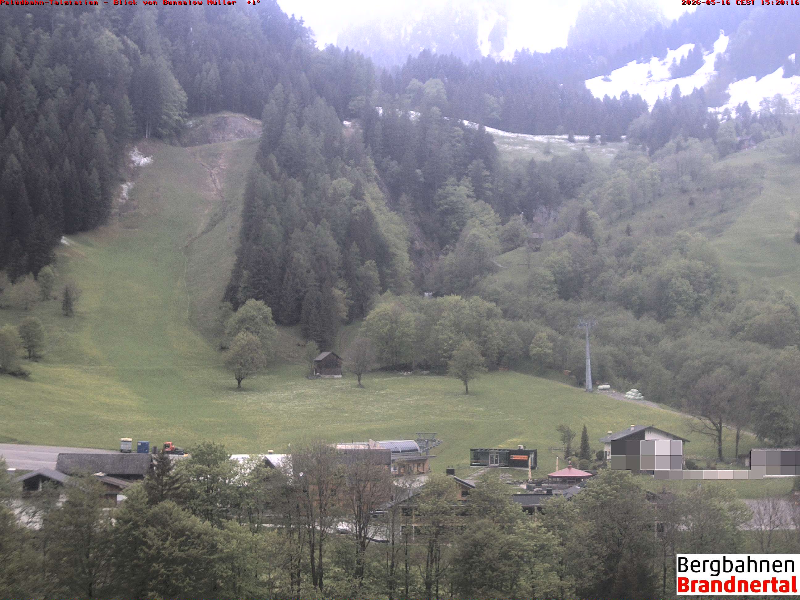 Blick auf Palüdbahn von Bungalow Müller