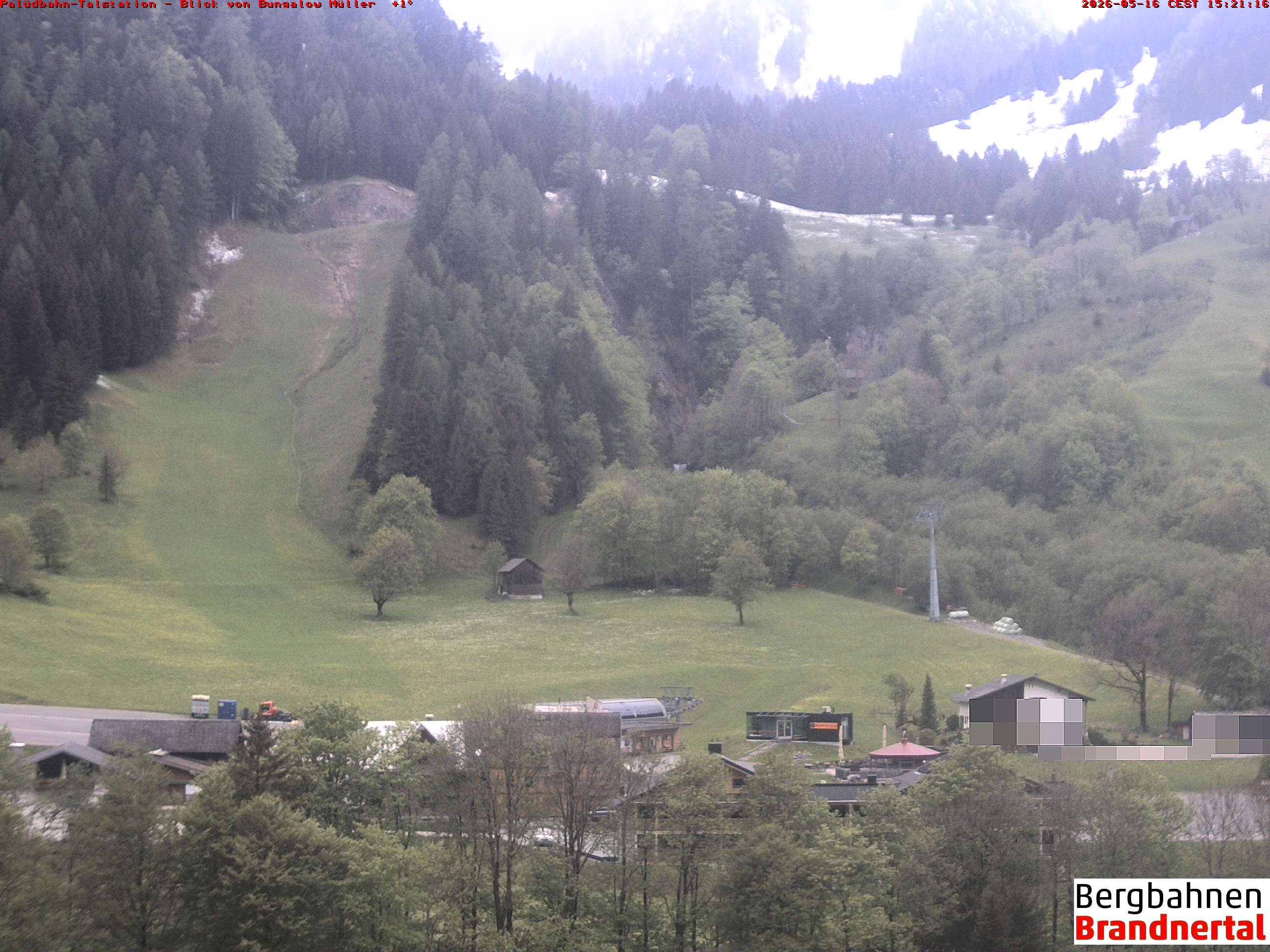 Blick auf Palüdbahn von Bungalow Müller