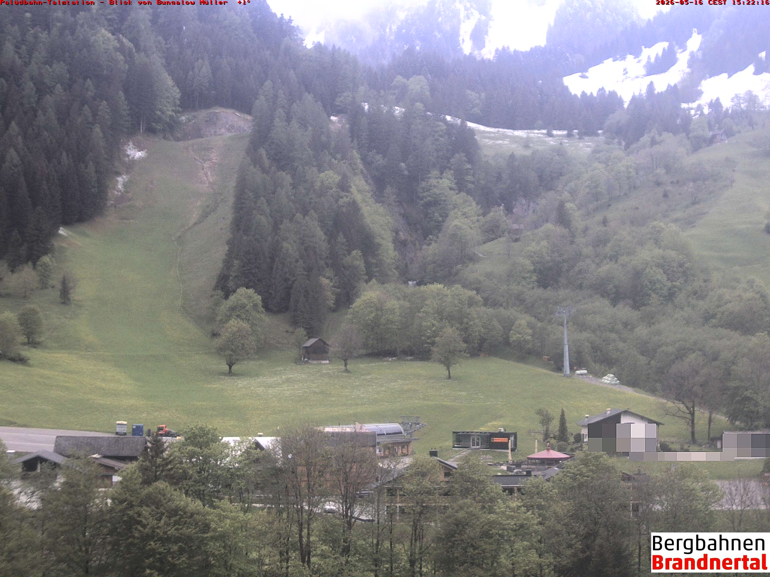 Blick auf Palüdbahn von Bungalow Müller