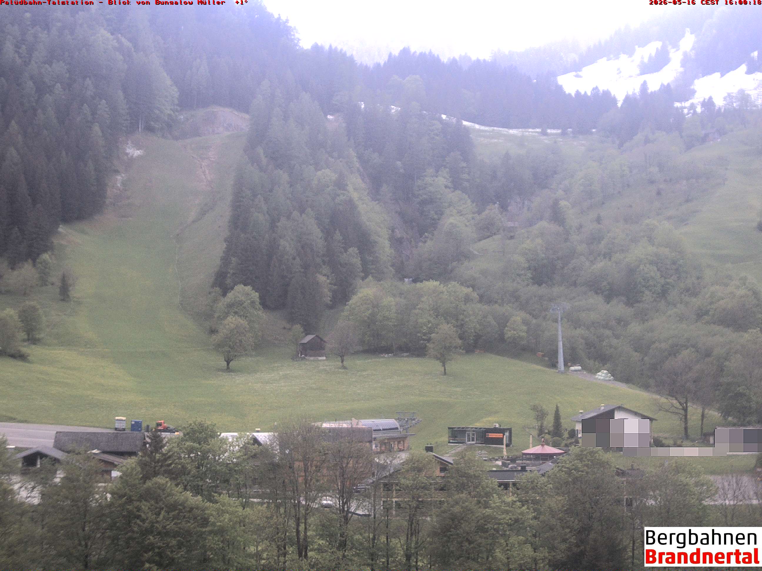 Blick auf Palüdbahn von Bungalow Müller