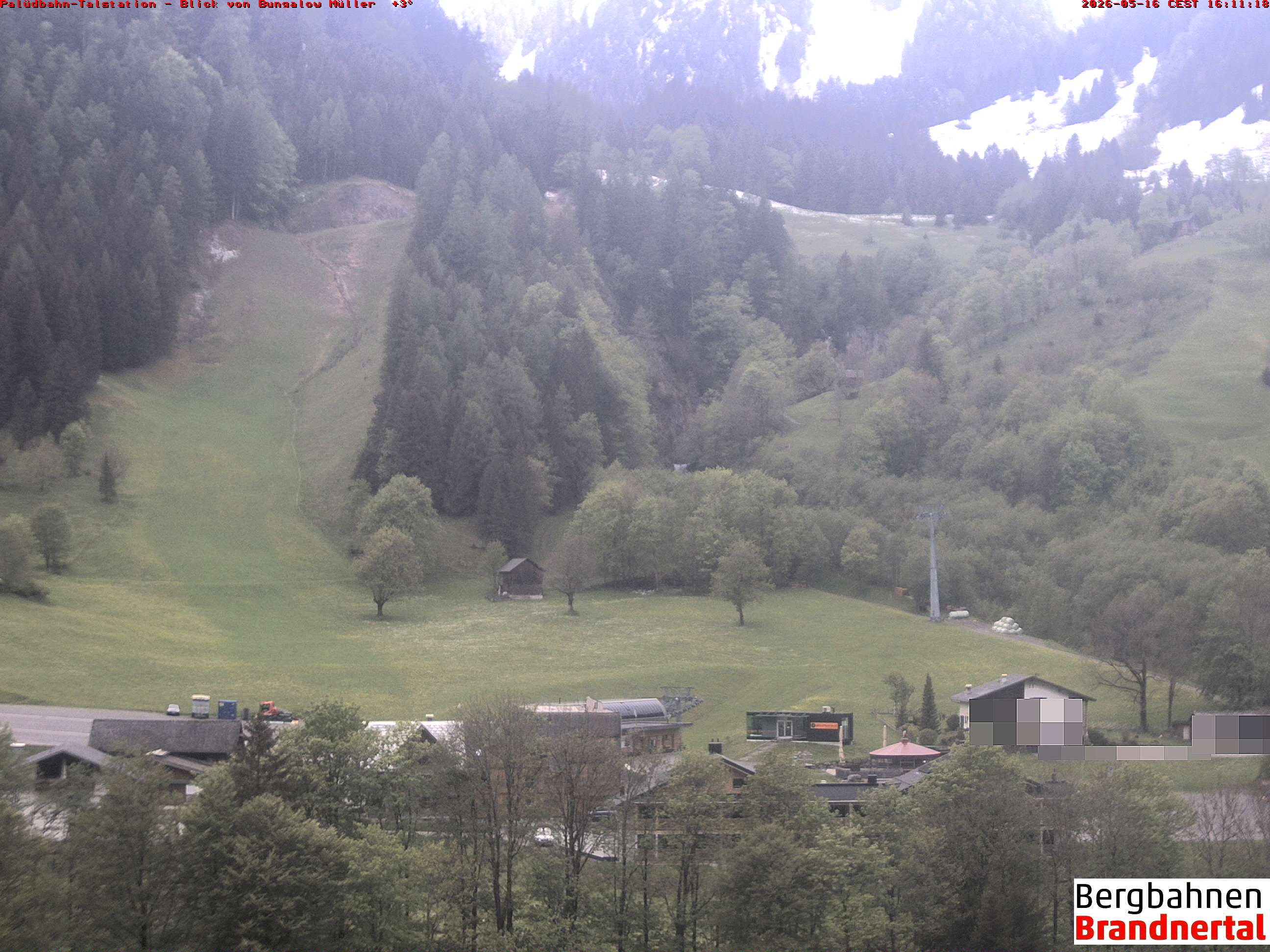 Blick auf Palüdbahn von Bungalow Müller