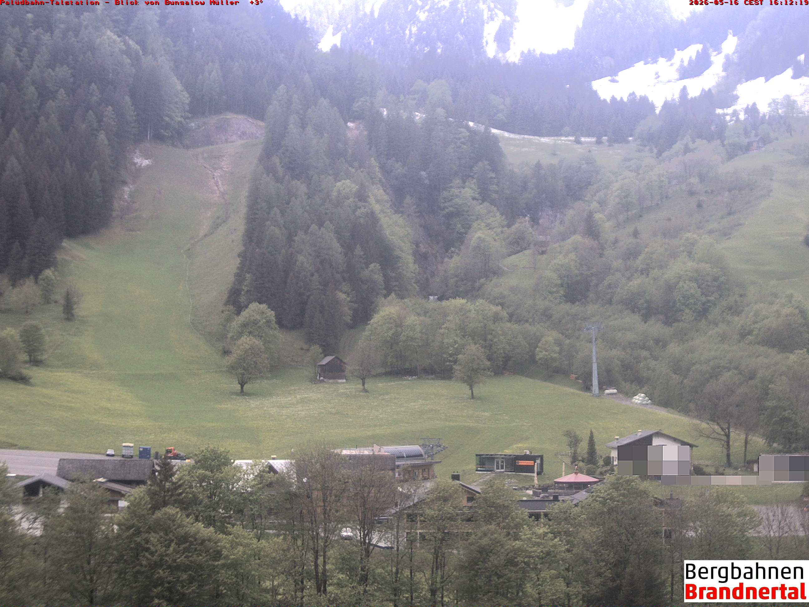 Blick auf Palüdbahn von Bungalow Müller