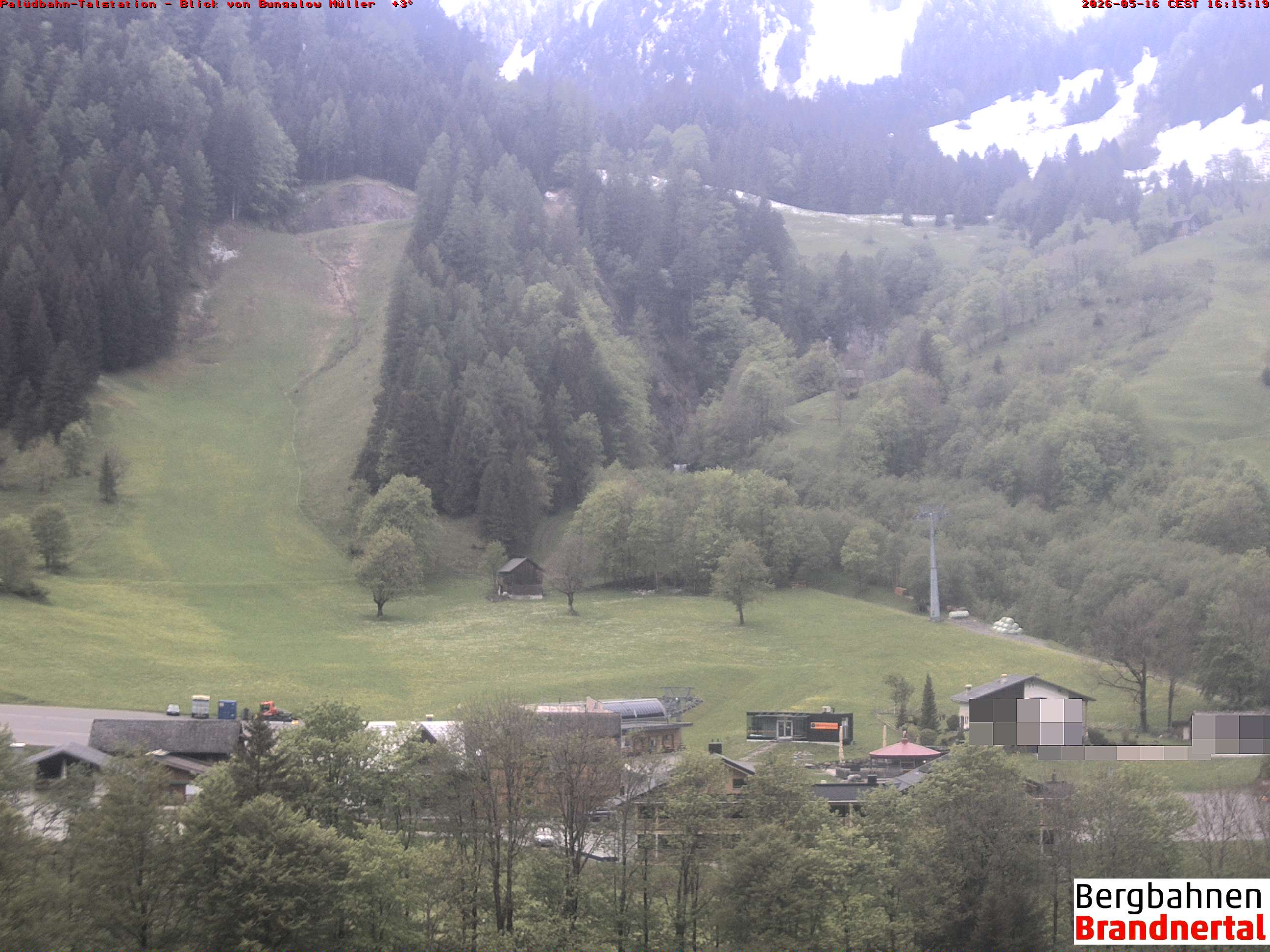 Blick auf Palüdbahn von Bungalow Müller