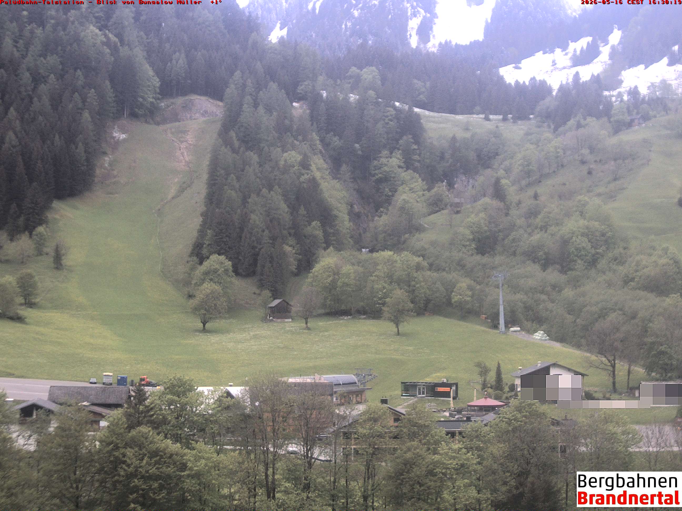 Blick auf Palüdbahn von Bungalow Müller