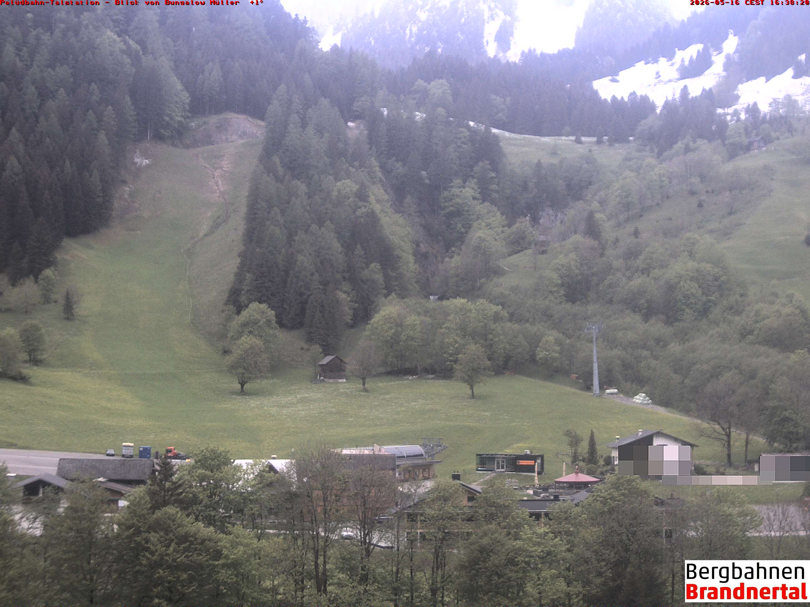Blick auf Palüdbahn von Bungalow Müller