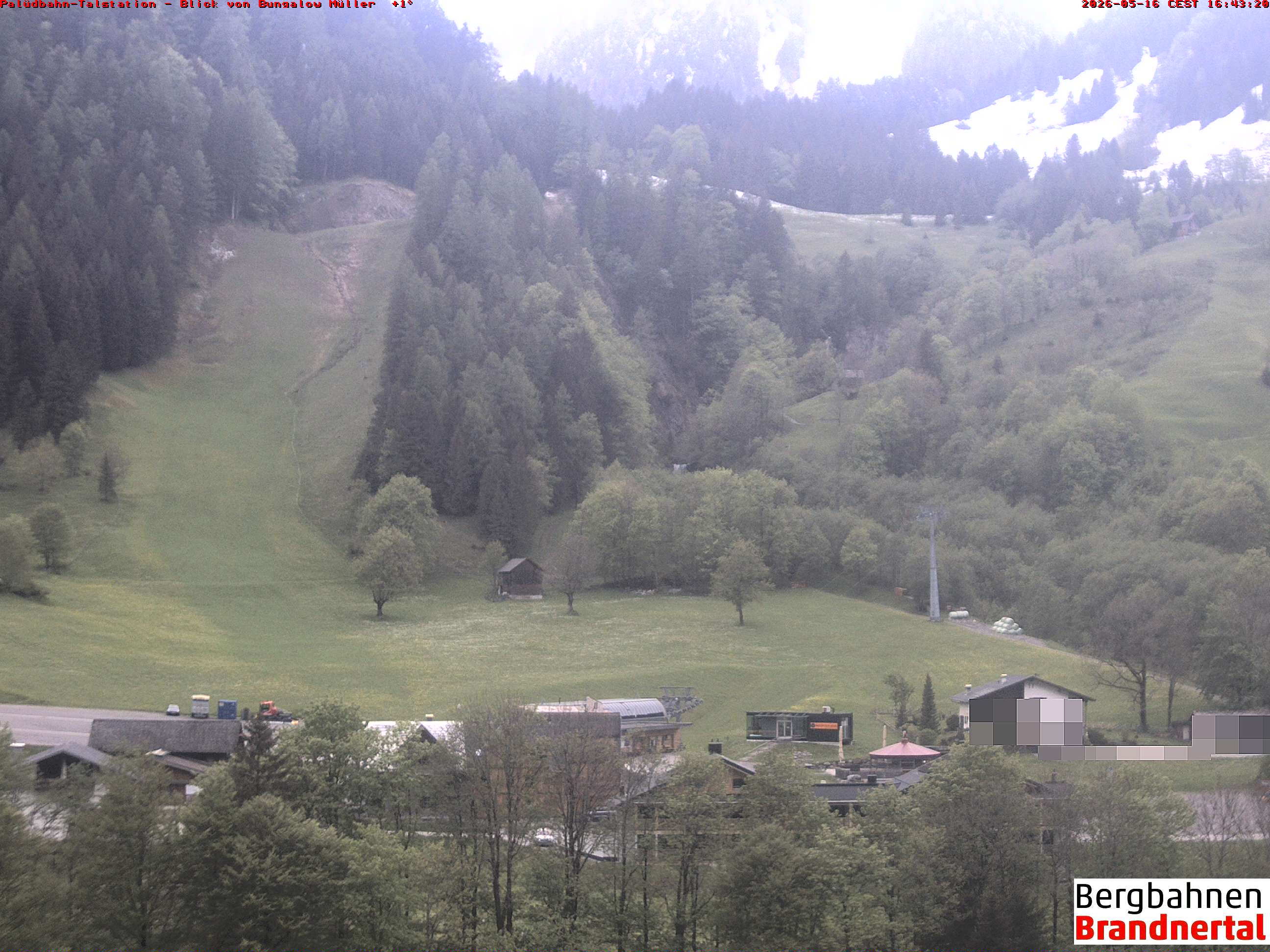 Blick auf Palüdbahn von Bungalow Müller
