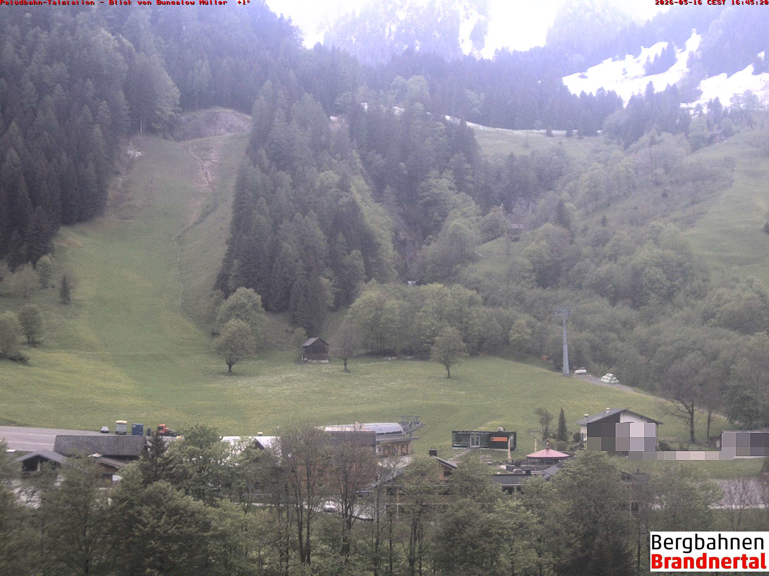 Blick auf Palüdbahn von Bungalow Müller