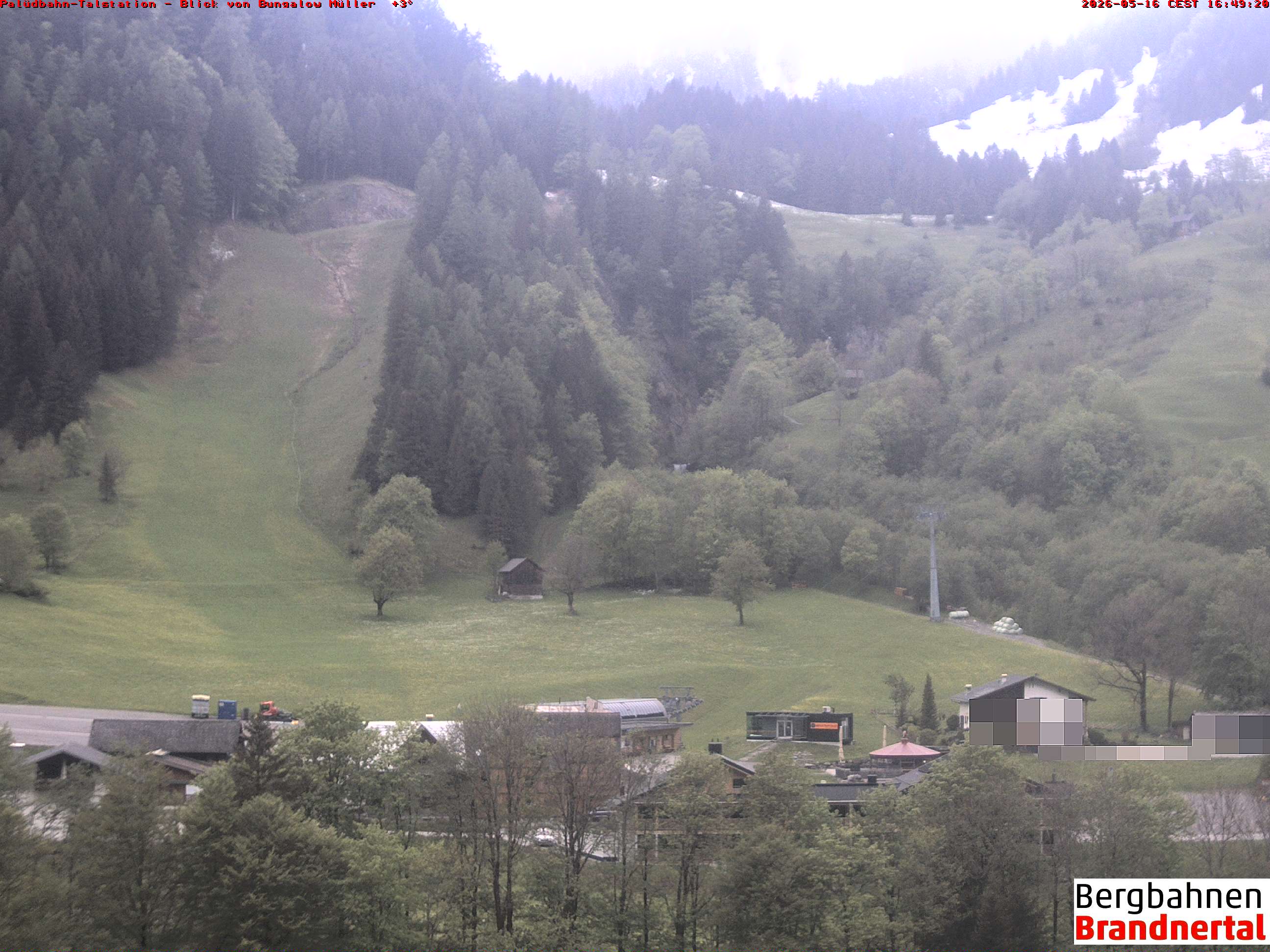 Blick auf Palüdbahn von Bungalow Müller