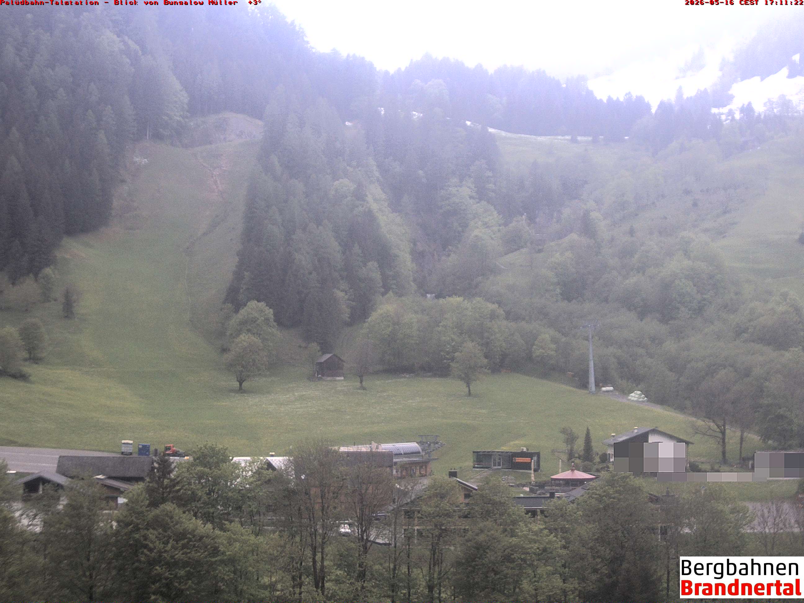 Blick auf Palüdbahn von Bungalow Müller