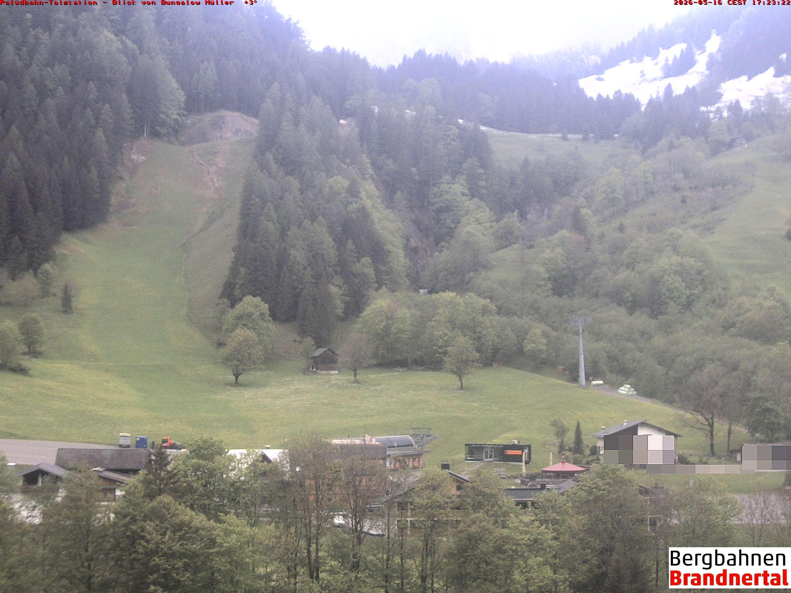 Blick auf Palüdbahn von Bungalow Müller