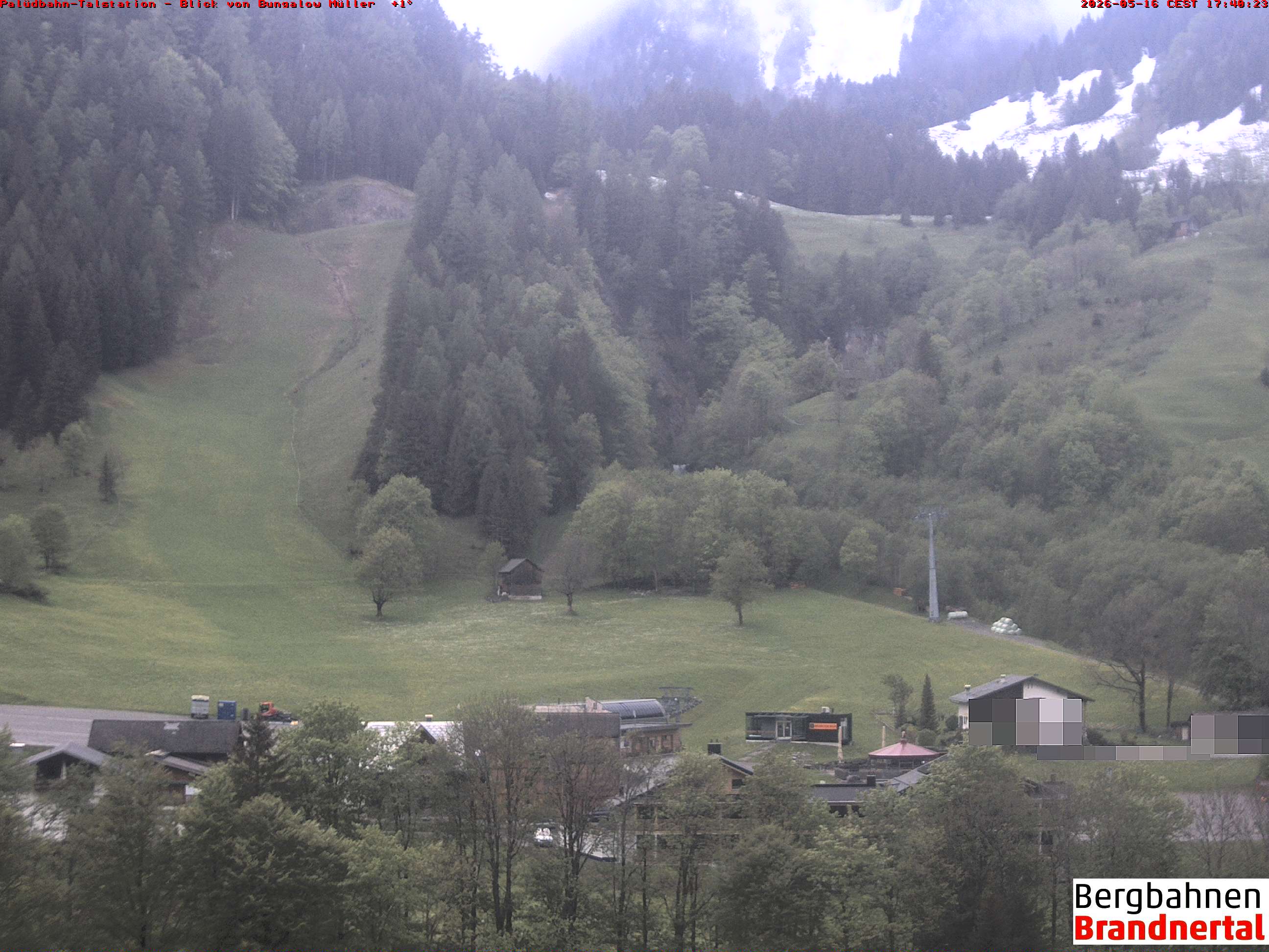 Blick auf Palüdbahn von Bungalow Müller
