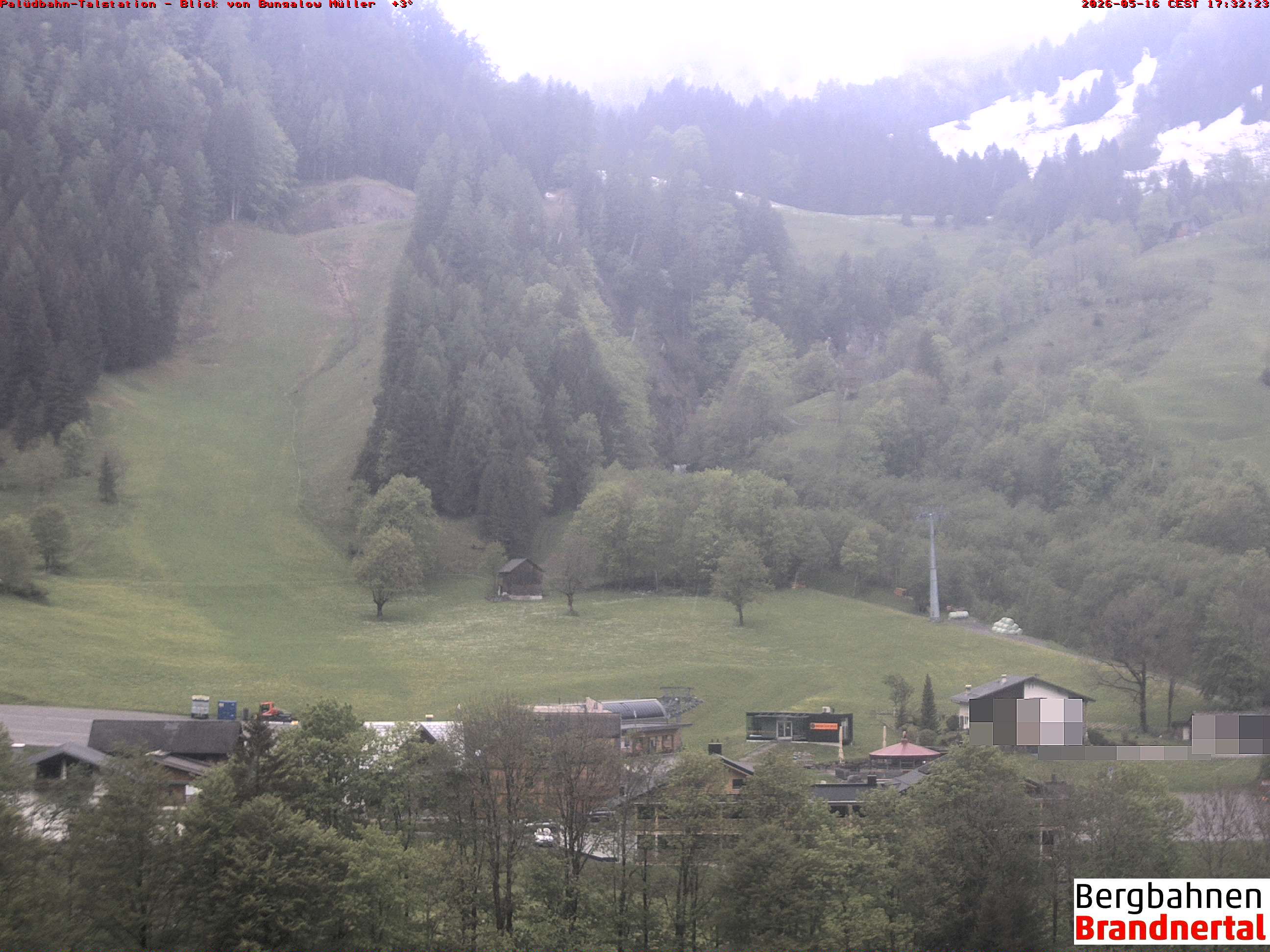 Blick auf Palüdbahn von Bungalow Müller