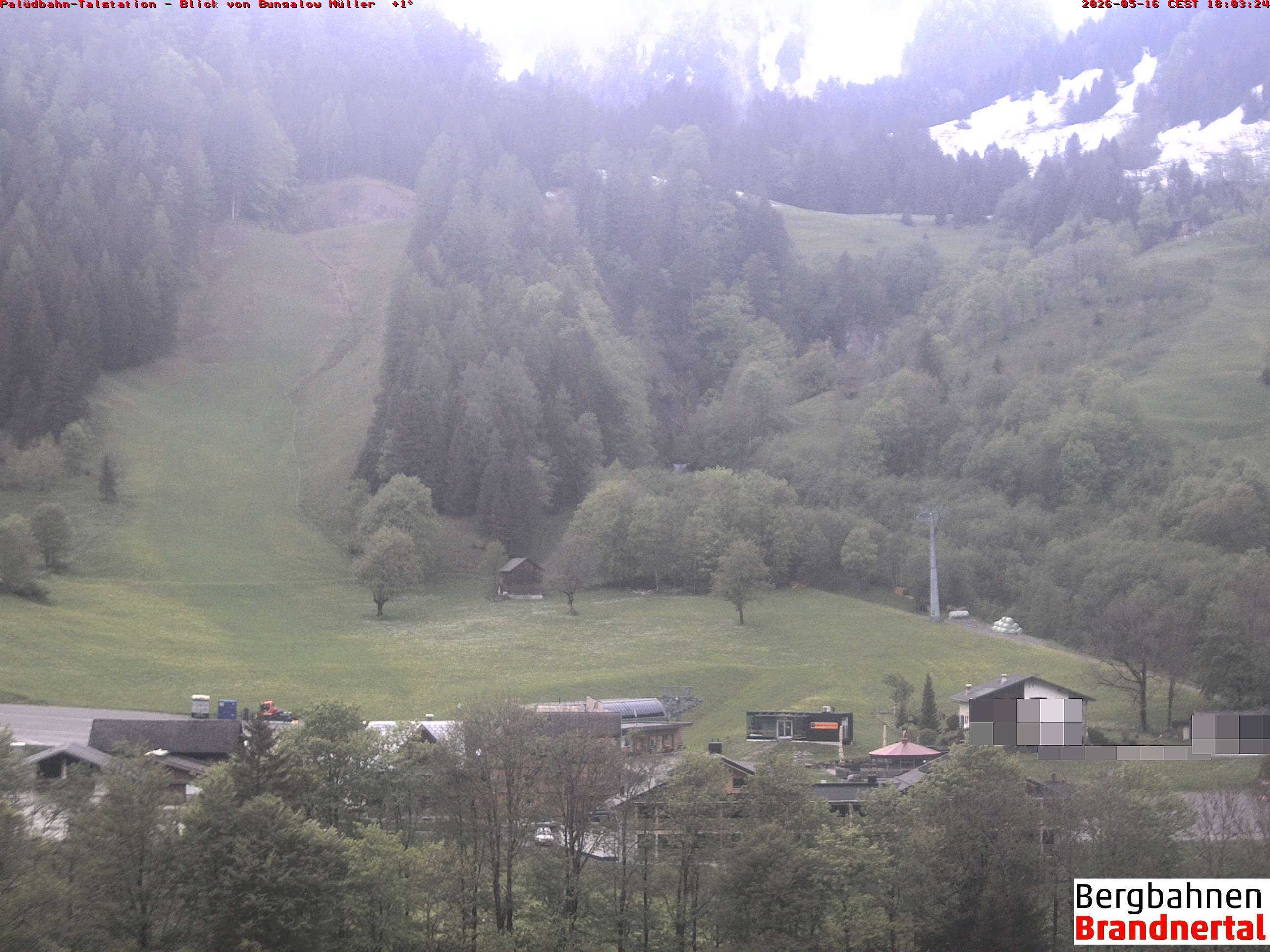 Blick auf Palüdbahn von Bungalow Müller