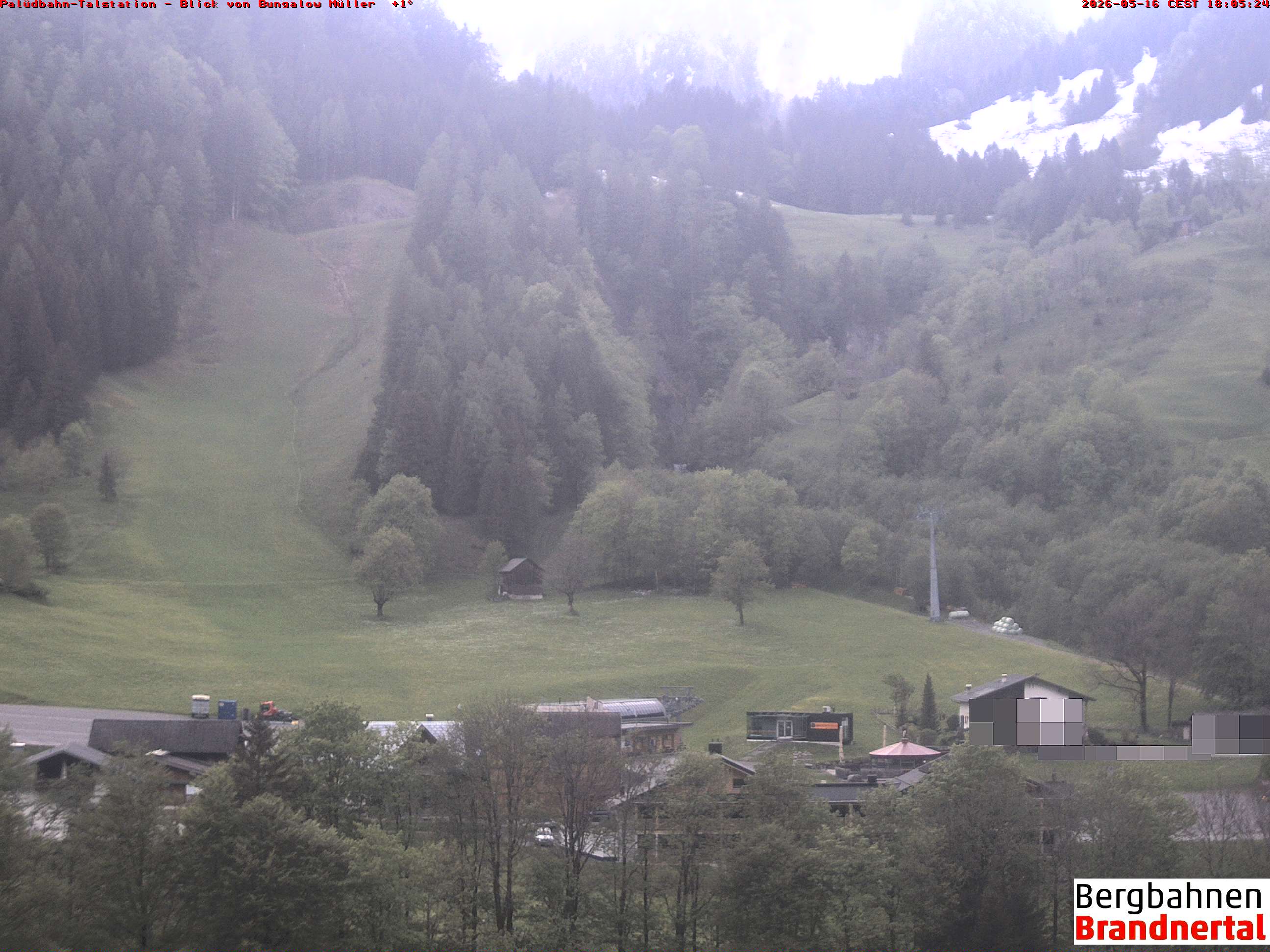 Blick auf Palüdbahn von Bungalow Müller