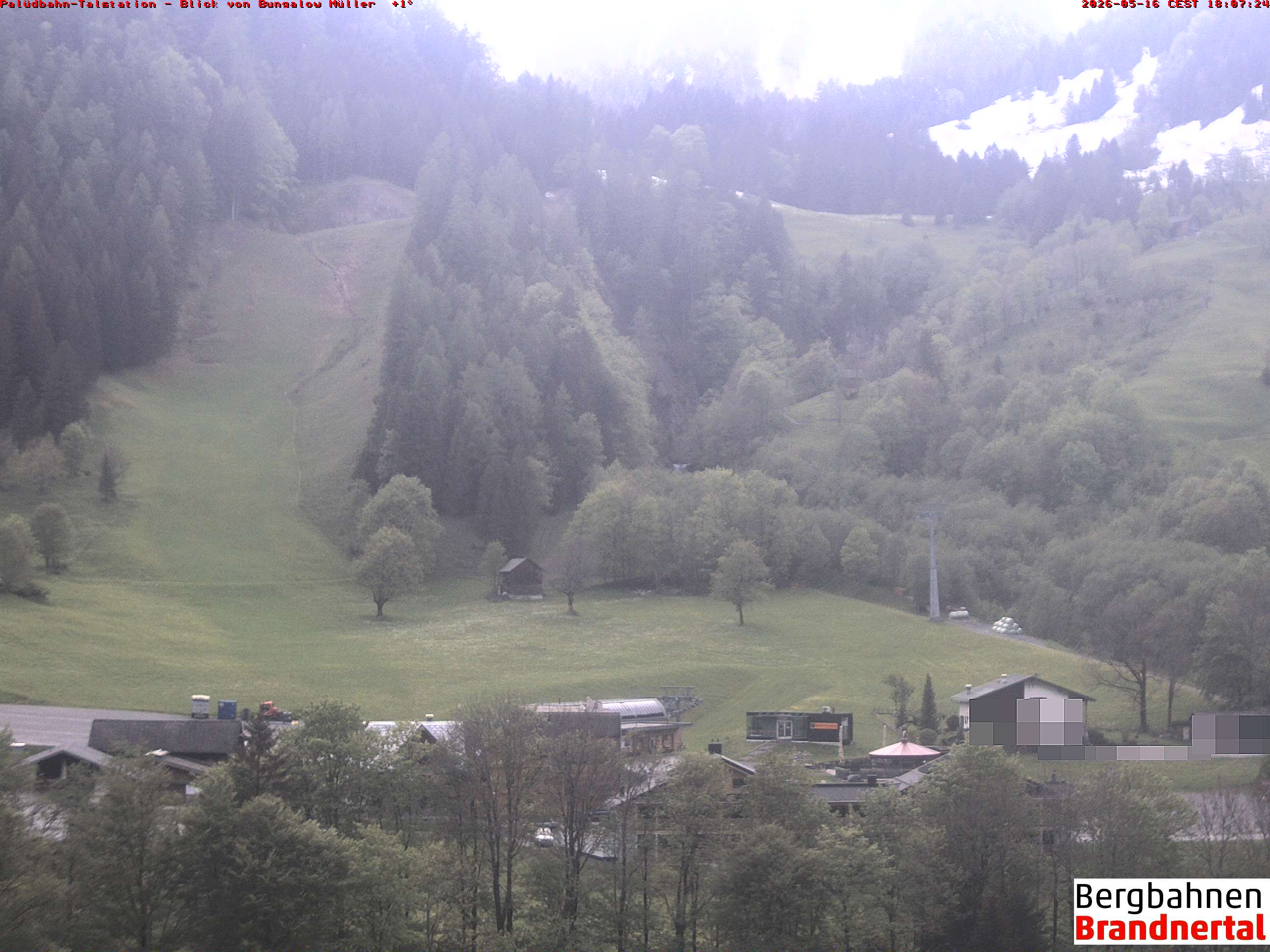 Blick auf Palüdbahn von Bungalow Müller
