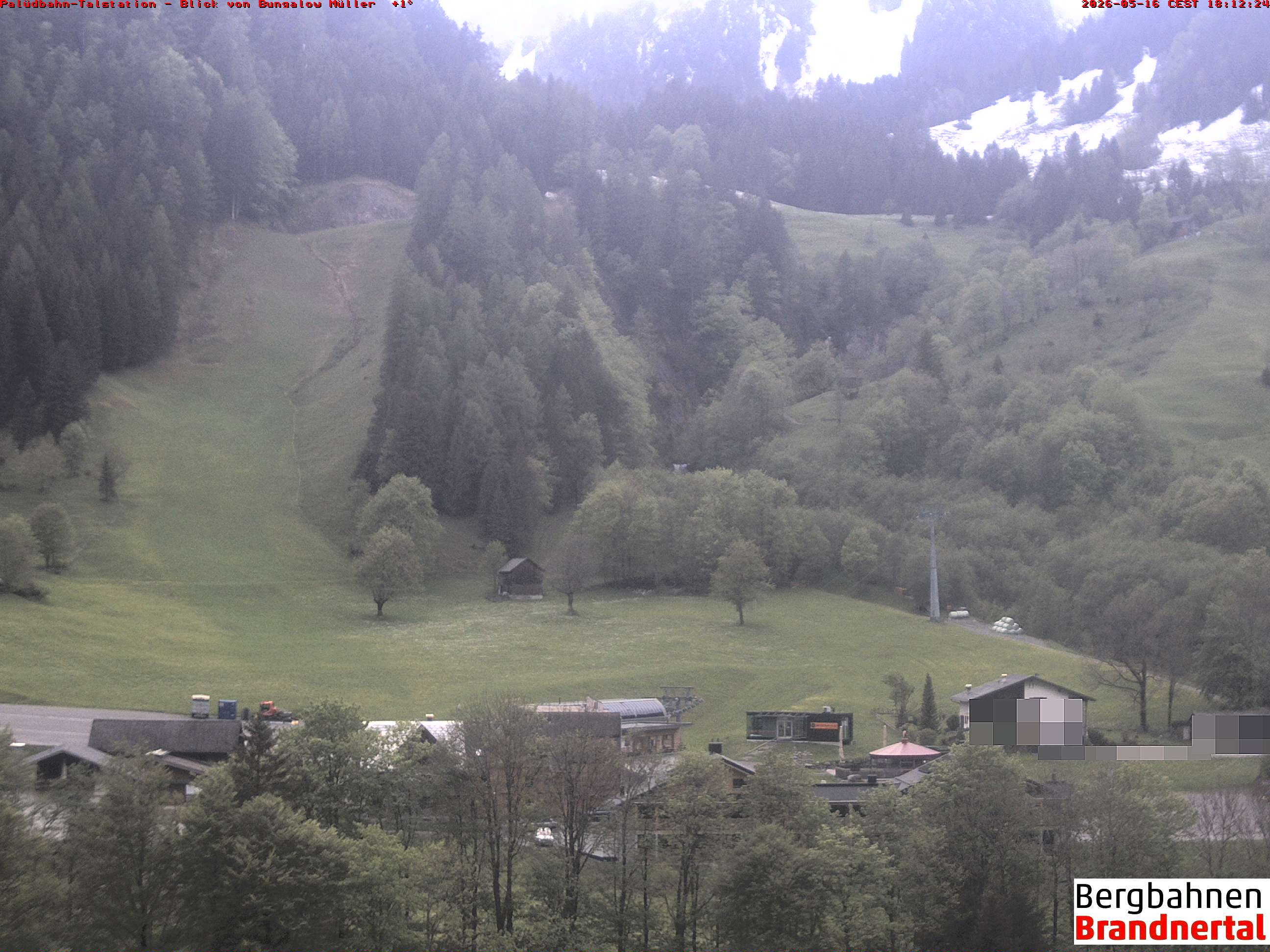 Blick auf Palüdbahn von Bungalow Müller