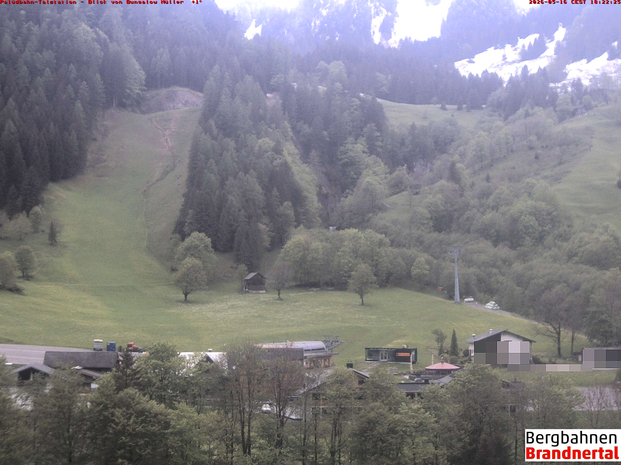 Blick auf Palüdbahn von Bungalow Müller