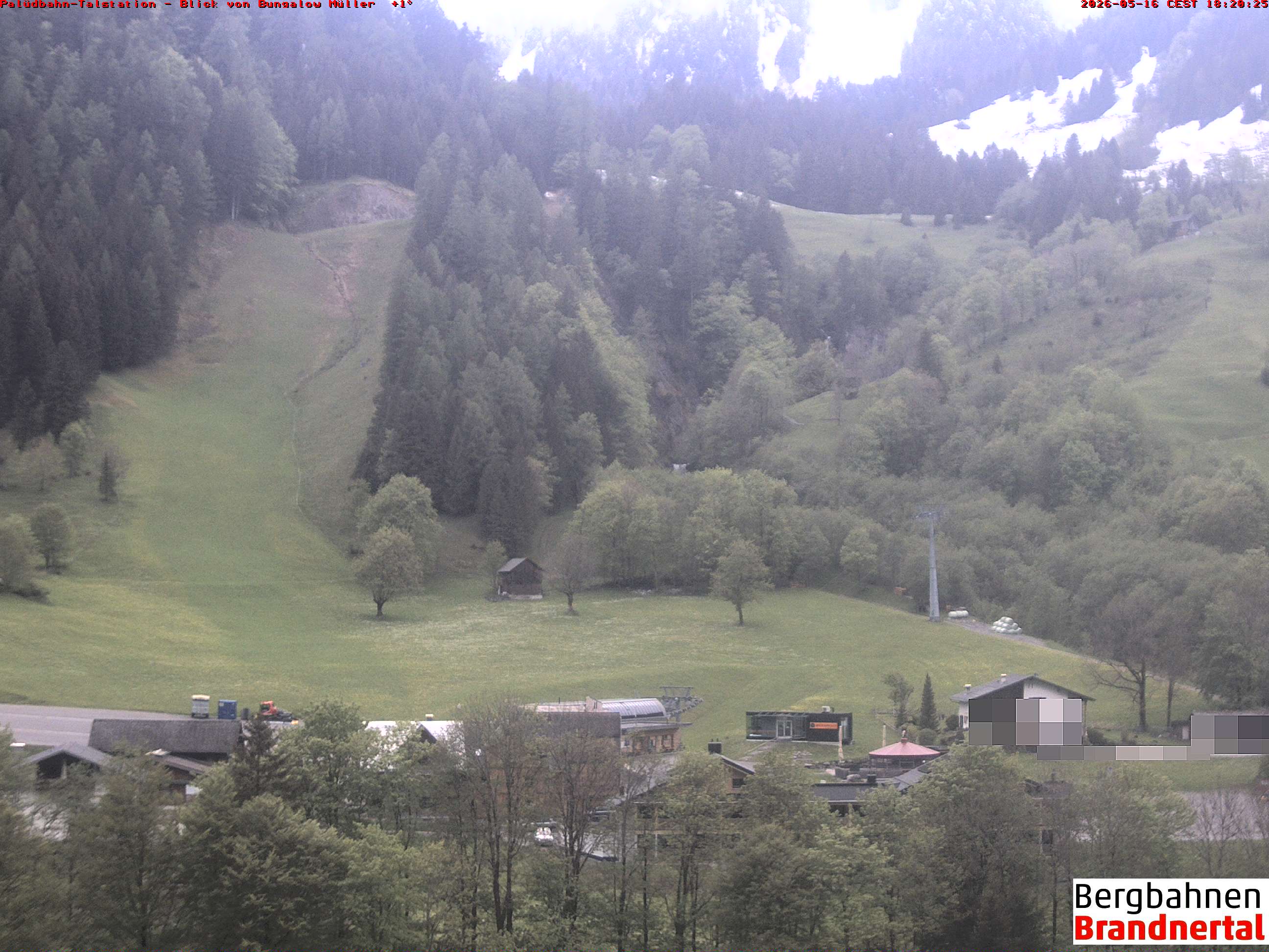Blick auf Palüdbahn von Bungalow Müller