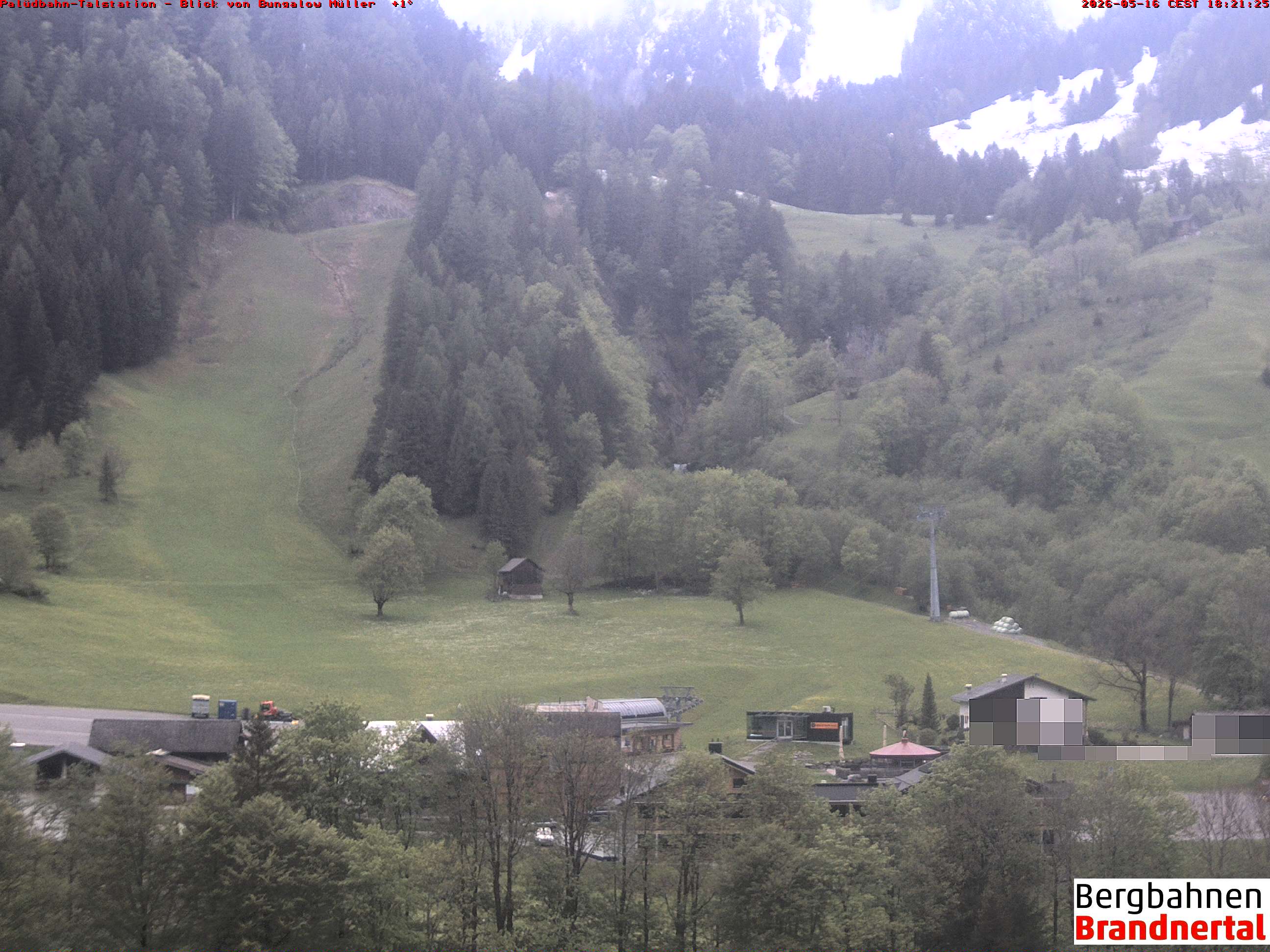 Blick auf Palüdbahn von Bungalow Müller