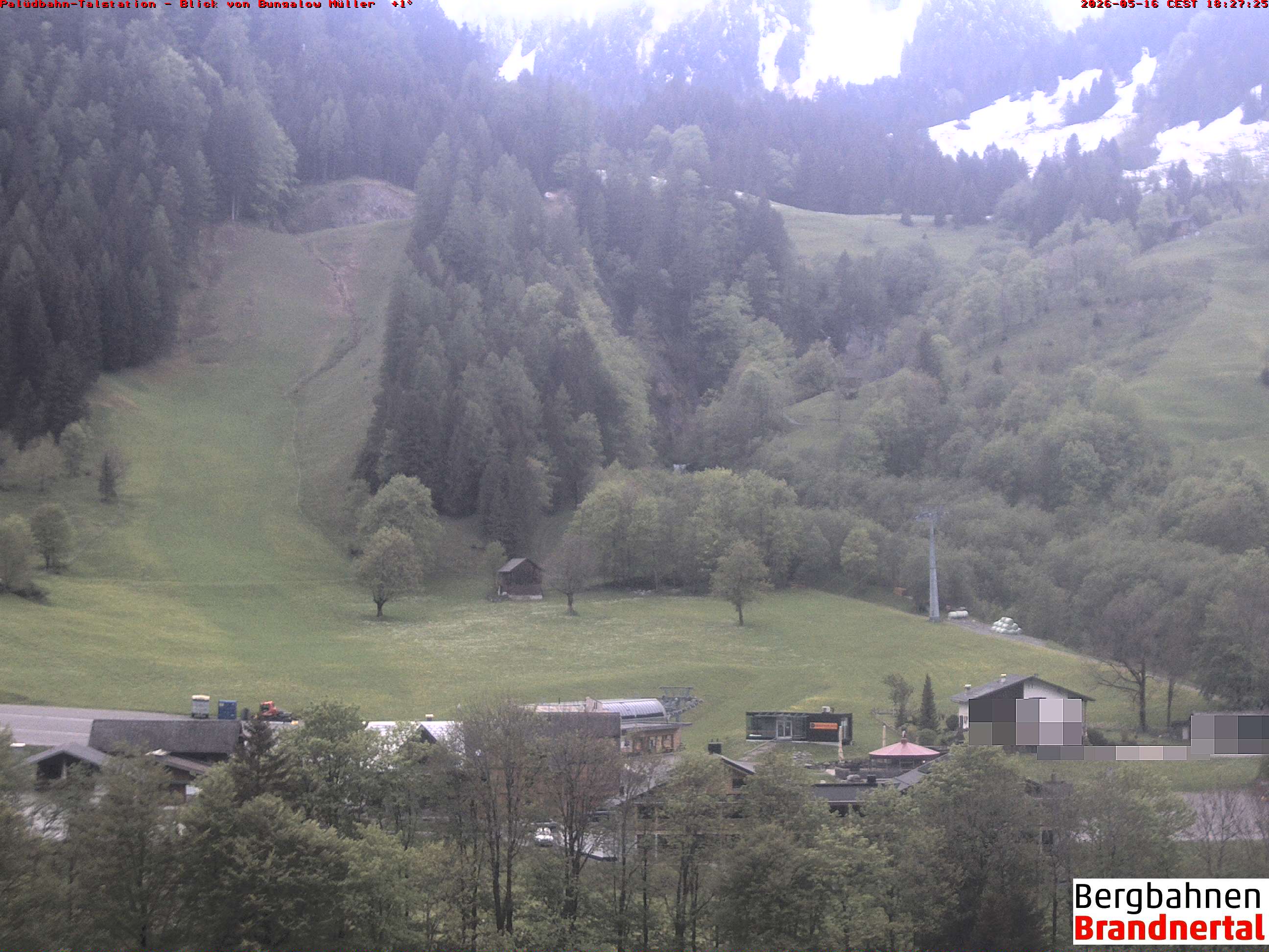 Blick auf Palüdbahn von Bungalow Müller